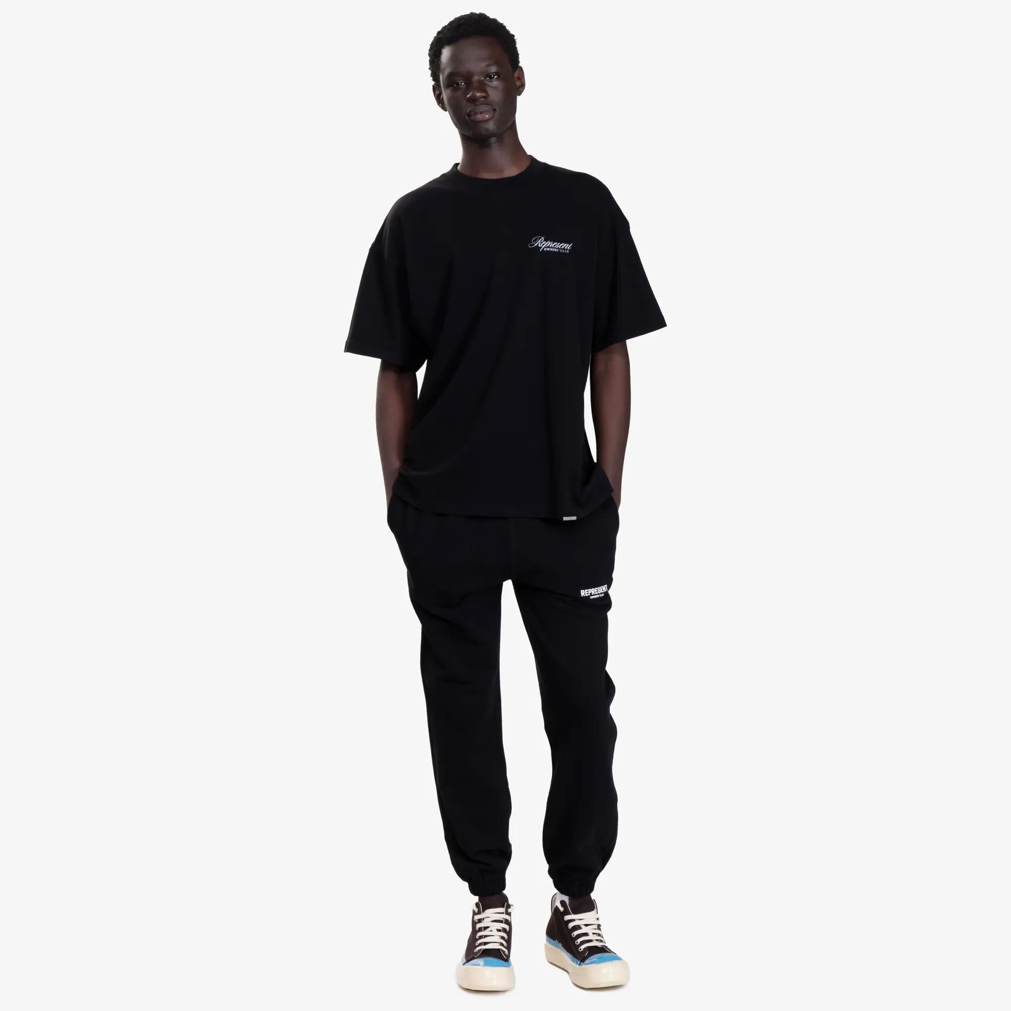Represent Owners Club Script T-Shirt Black - 2