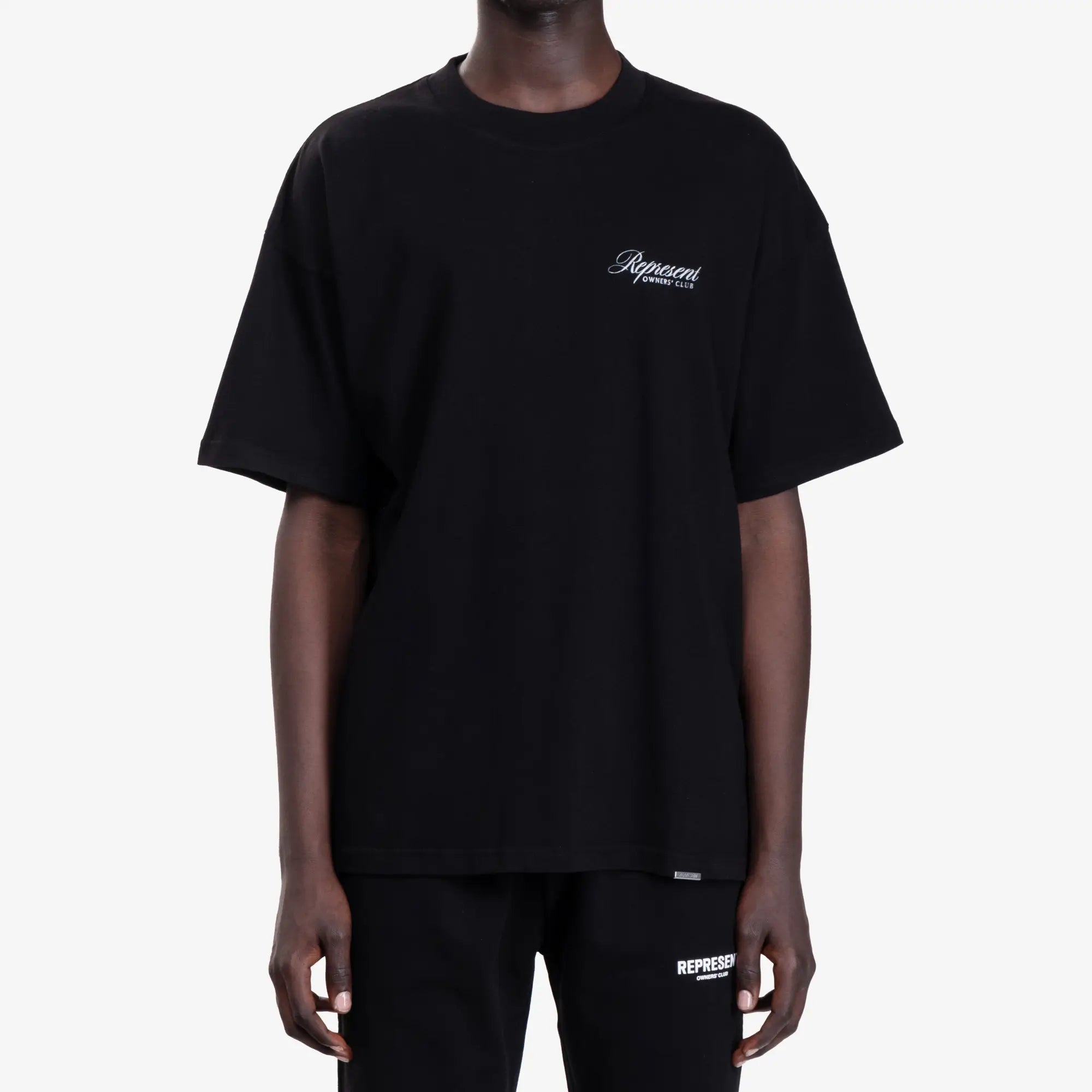 Represent Owners Club Script T-Shirt Black - 1