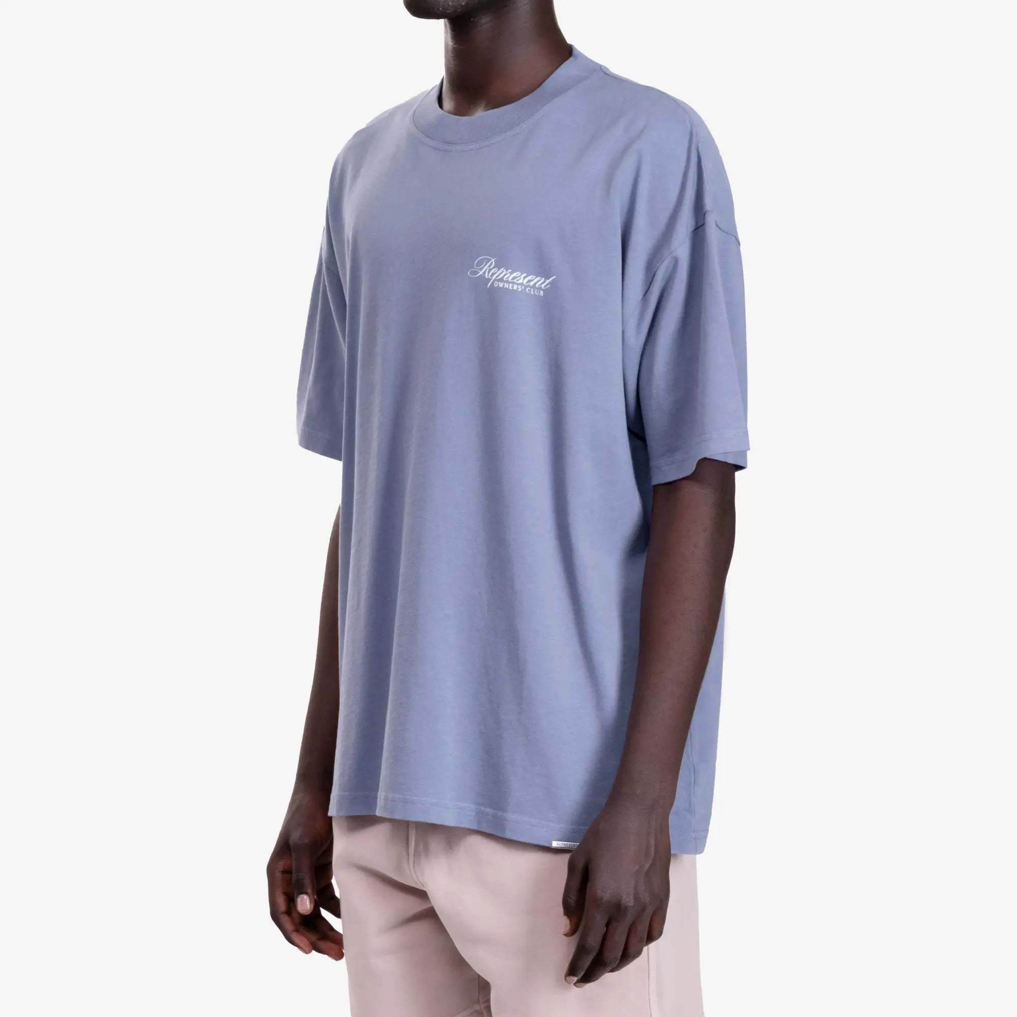 Represent Owners Club Script T-Shirt Dusty Blue - 3