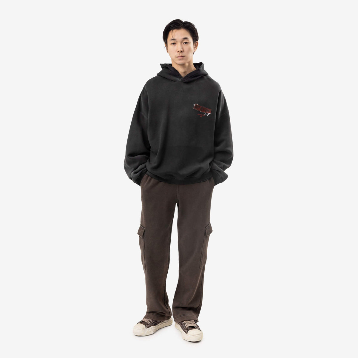 Represent Ransom Hoody Vintage Black-2