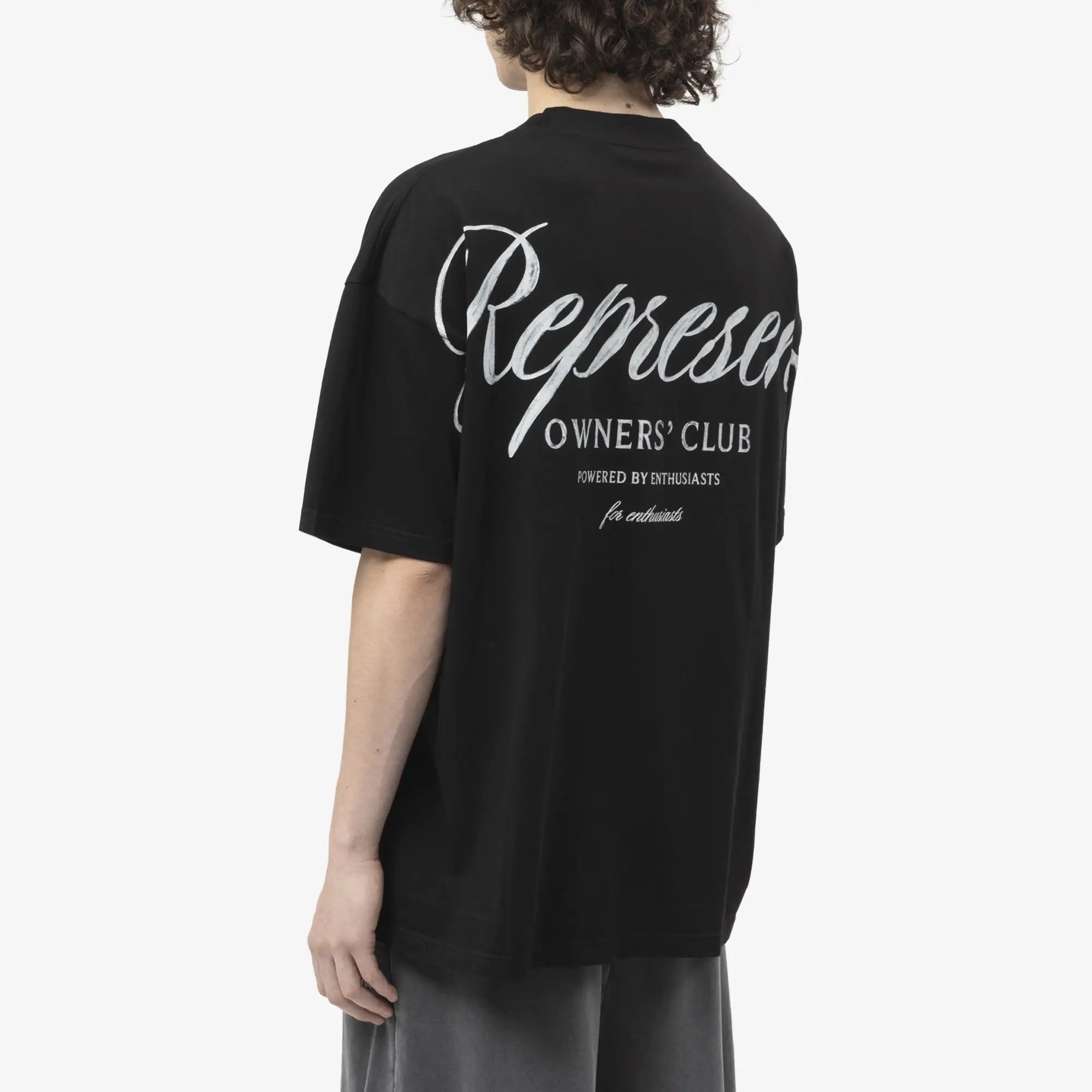 Represent Represent Owners Club Script T-Shirt Black - 4