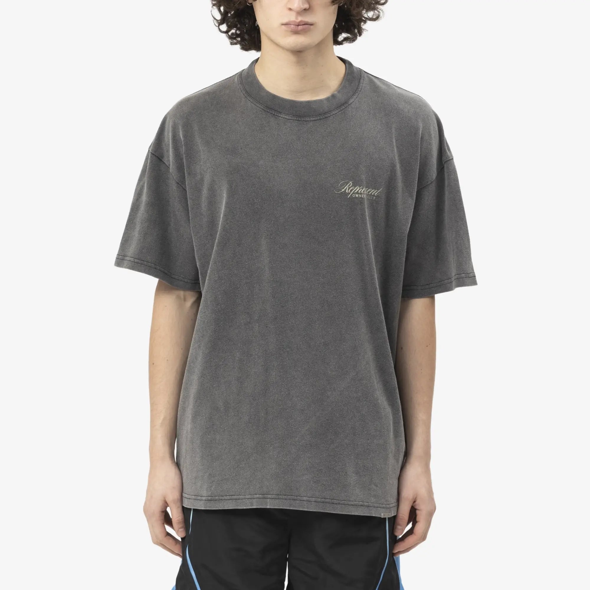 Represent Represent Owners Club Script T-Shirt Vintage Grey - 1