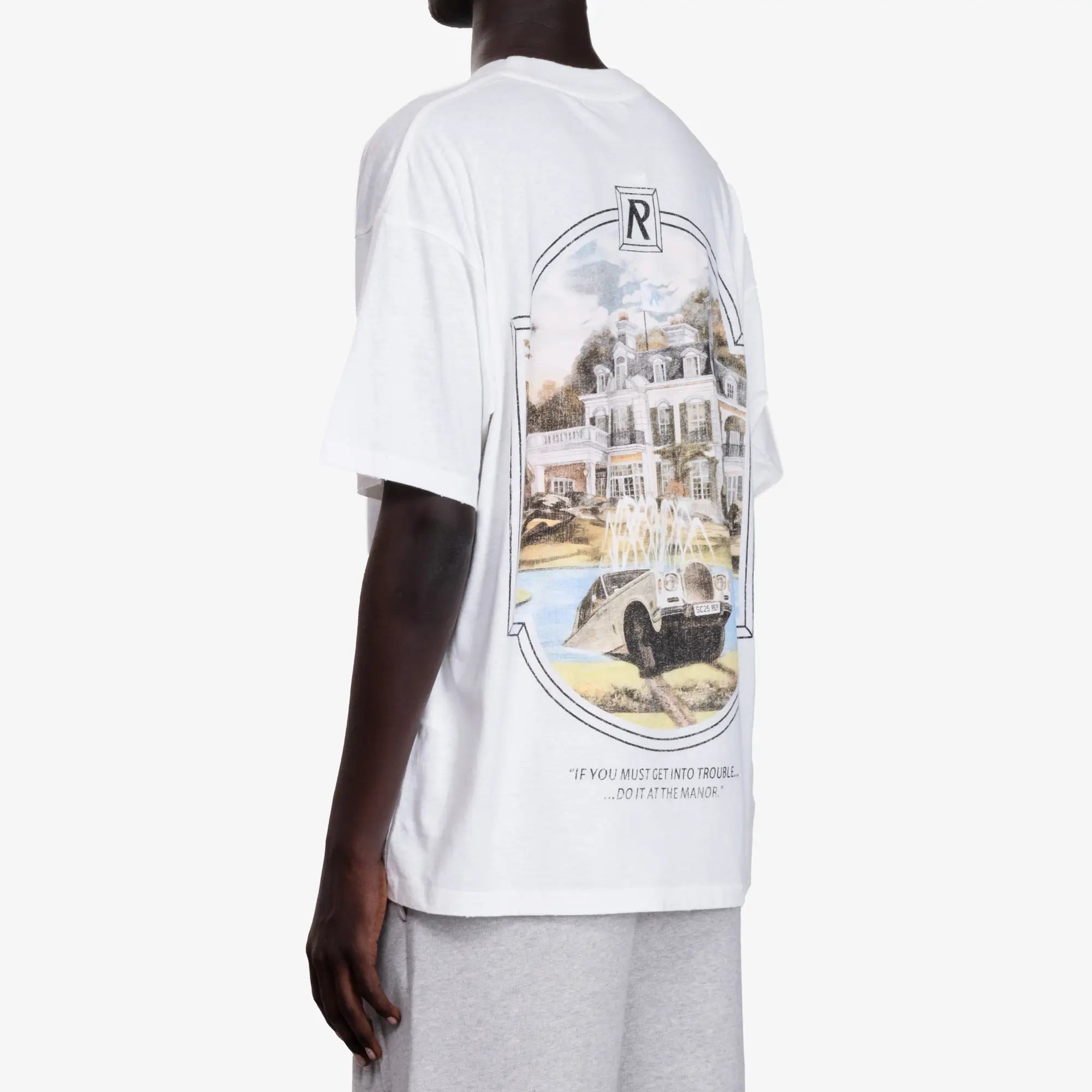 Represent Revere Manor T-Shirt Aged White - 4