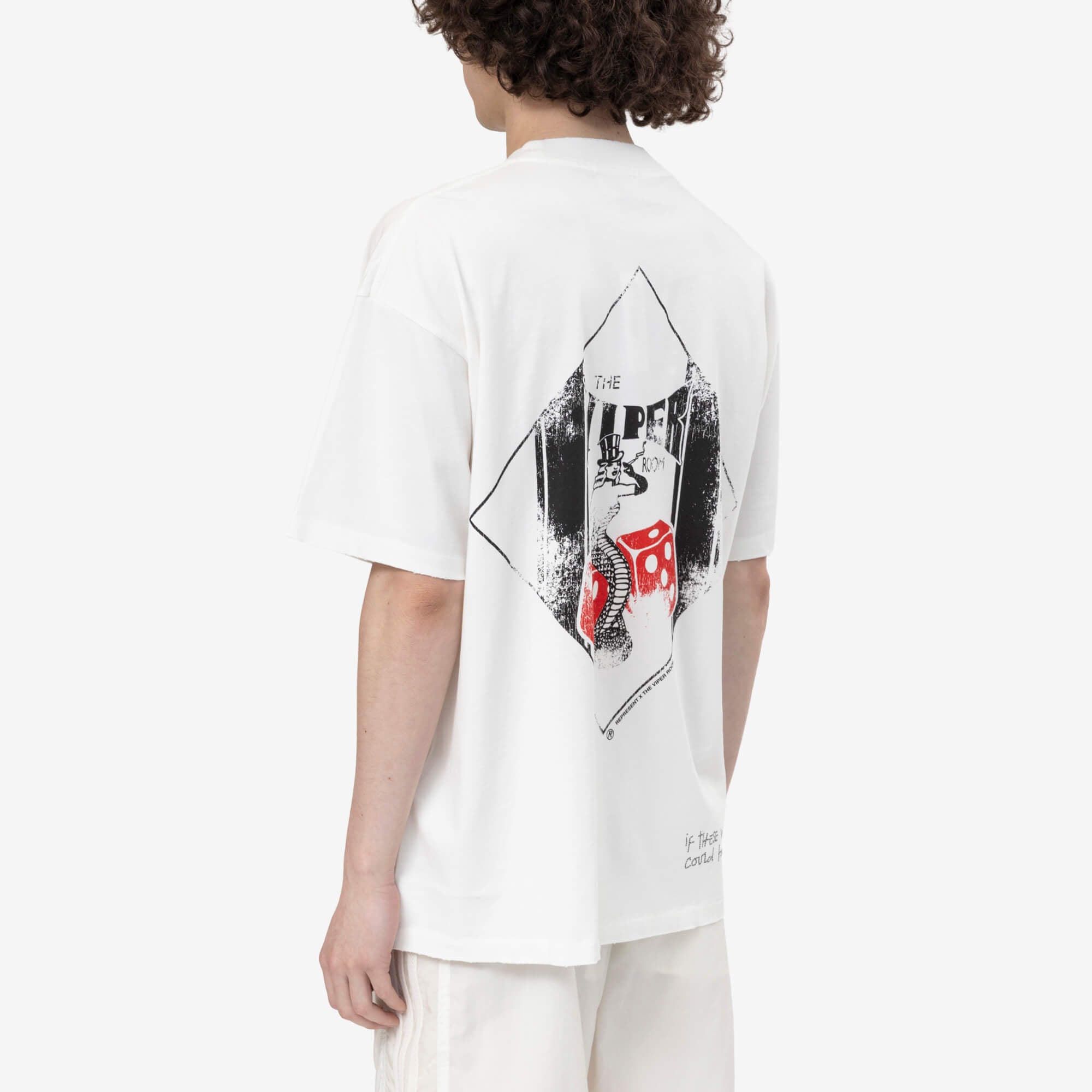 Represent The Viper Room Dice T-Shirt Flat White - 4