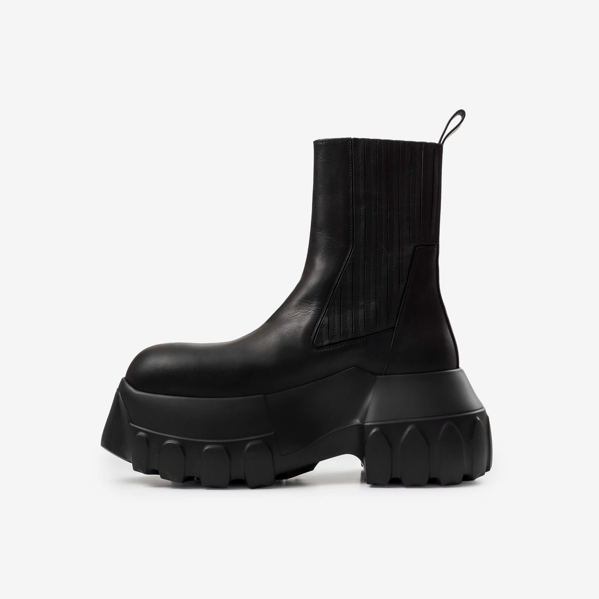 Rick Owens Beatle Mega Tractor Boots Black-4