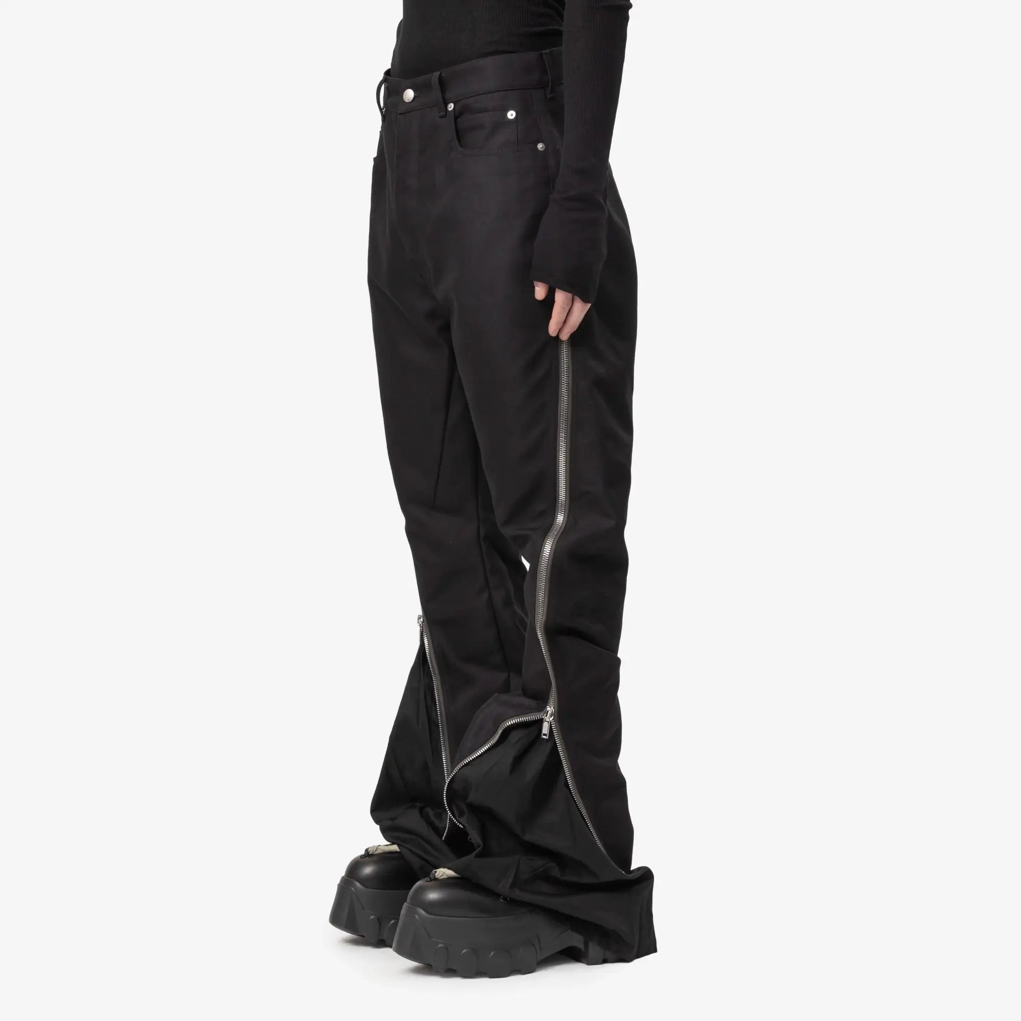 Rick Owens ボラン バナナジーンズ ブラック｜Feuille