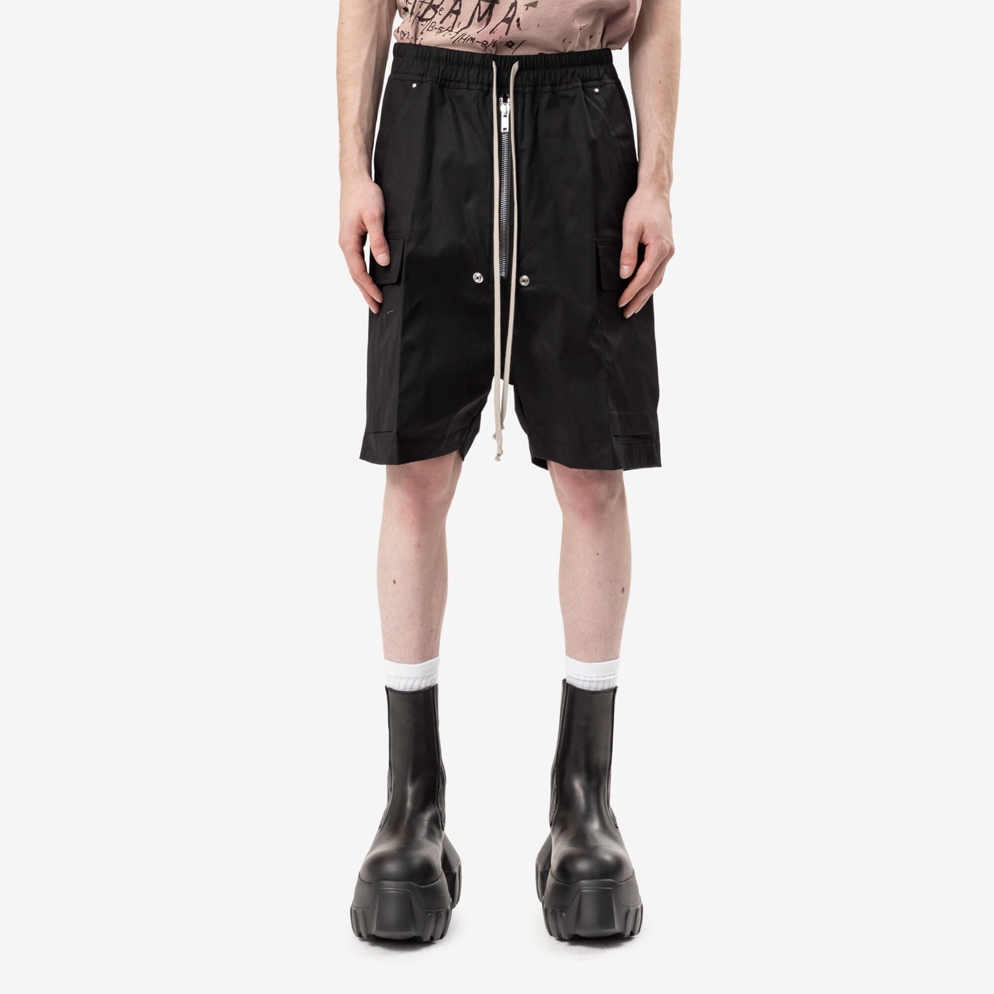 Rick Owens Cargobela Shorts Black-1