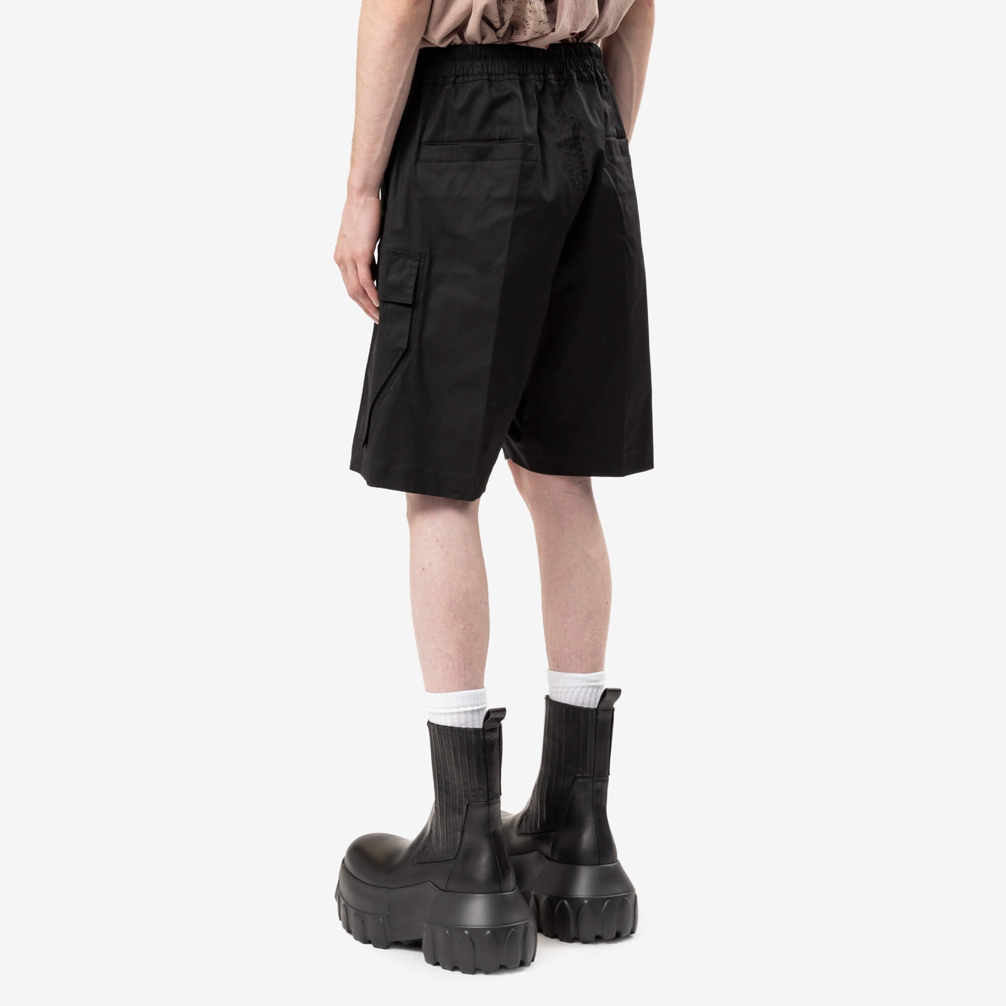Rick Owens Cargobela Shorts Black-4
