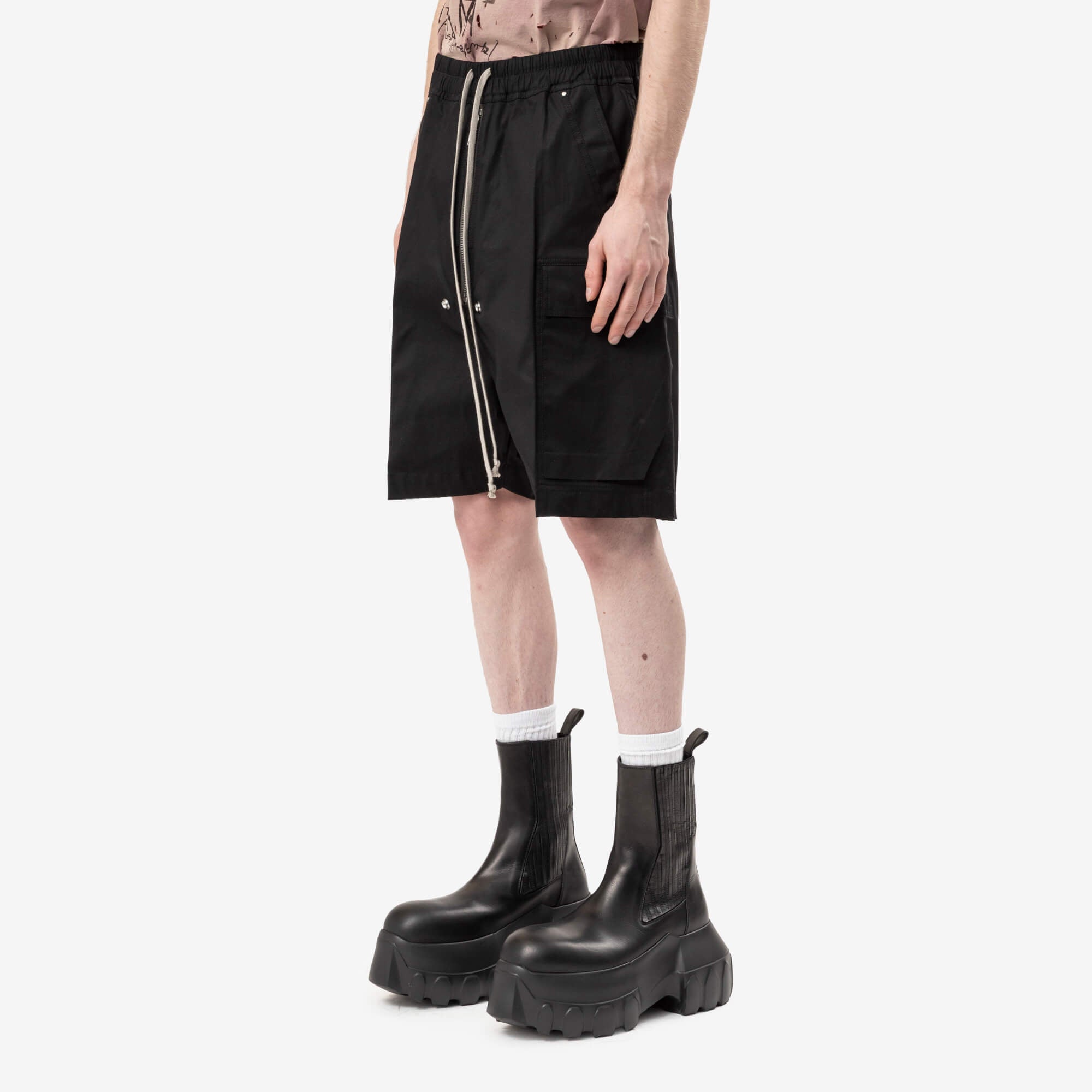 Rick Owens Cargobela Shorts Black-3