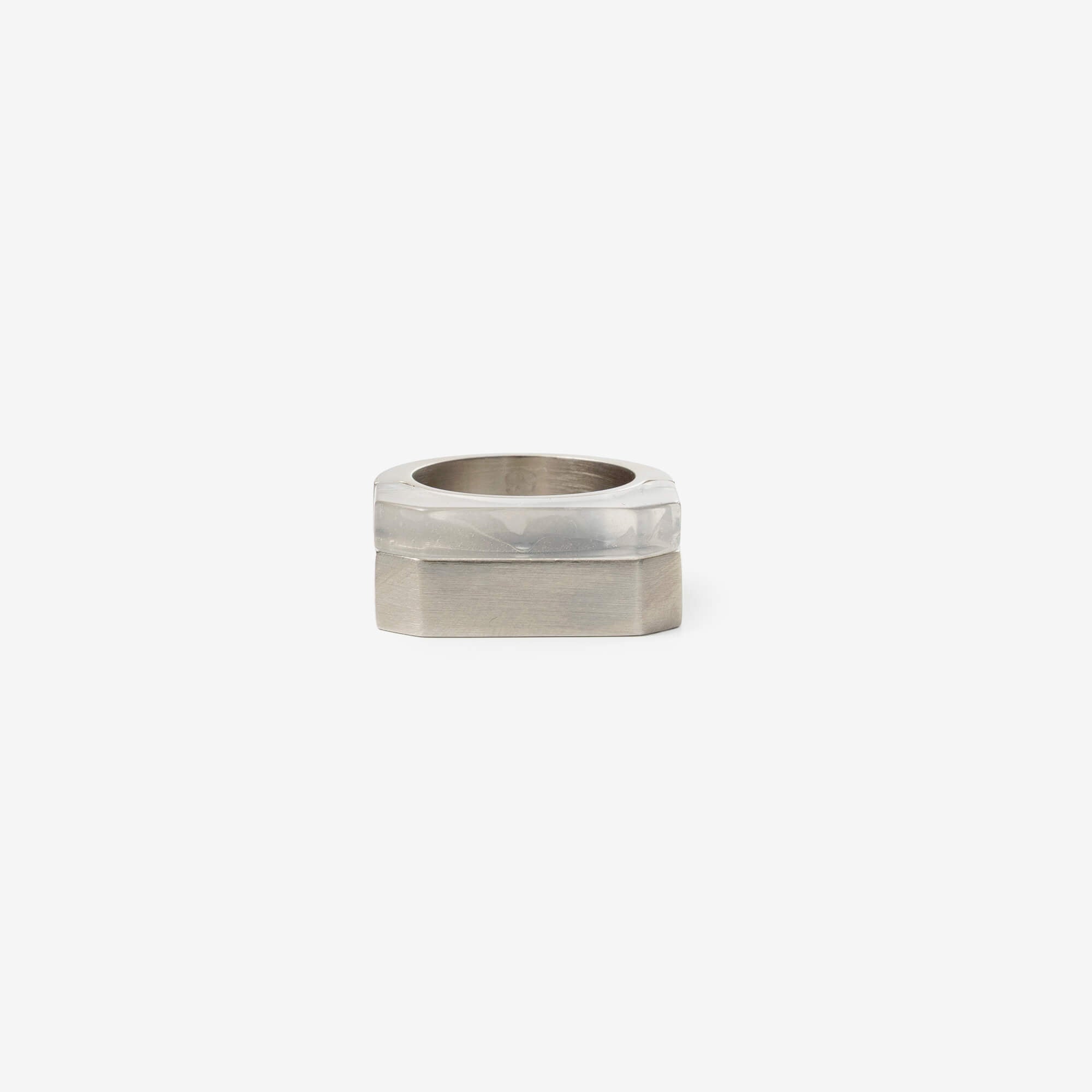 Rick Owens Double Crystal Hollywood Ring Palladio-1
