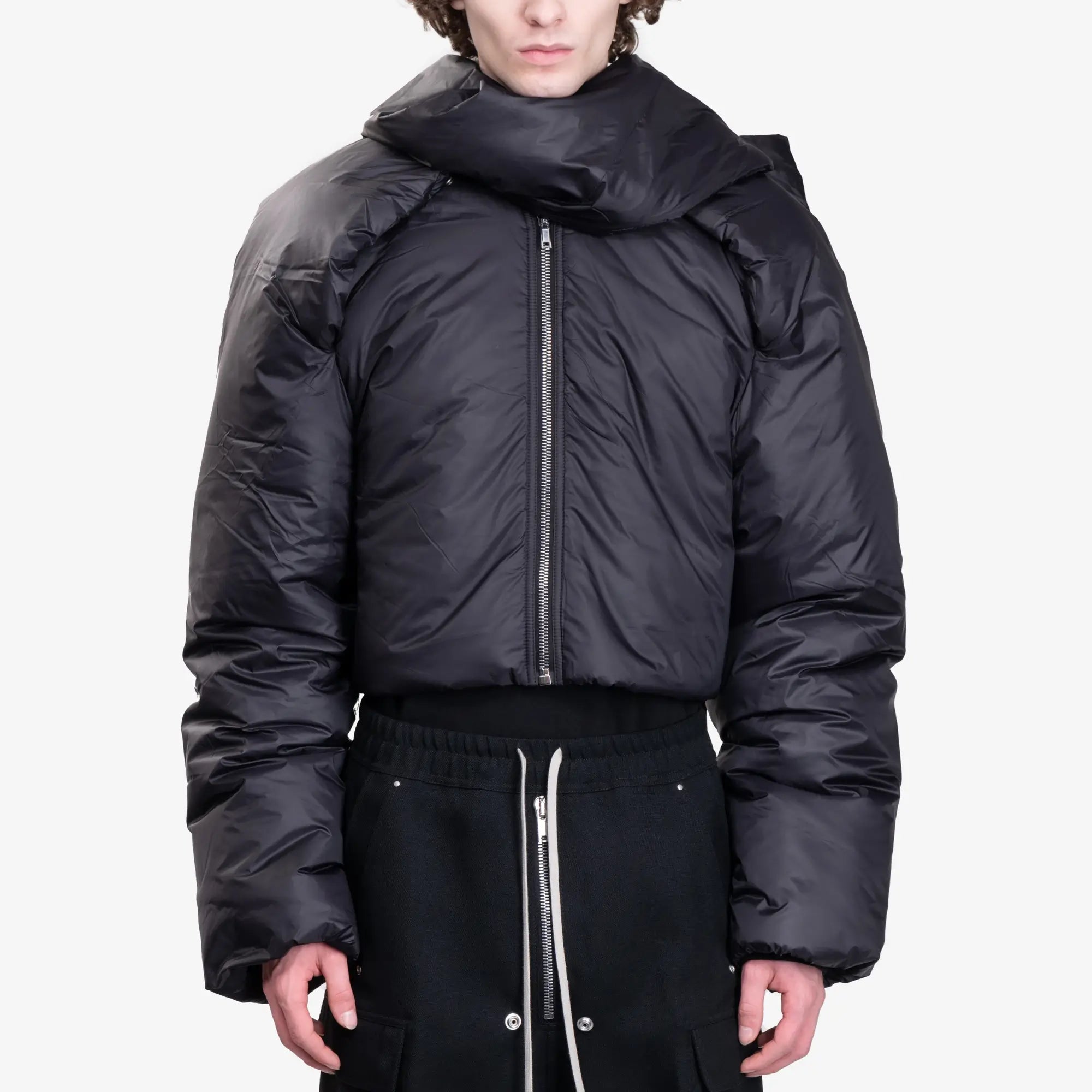 Rick Owens DRKSHDW Convertible Jacket Black - 1
