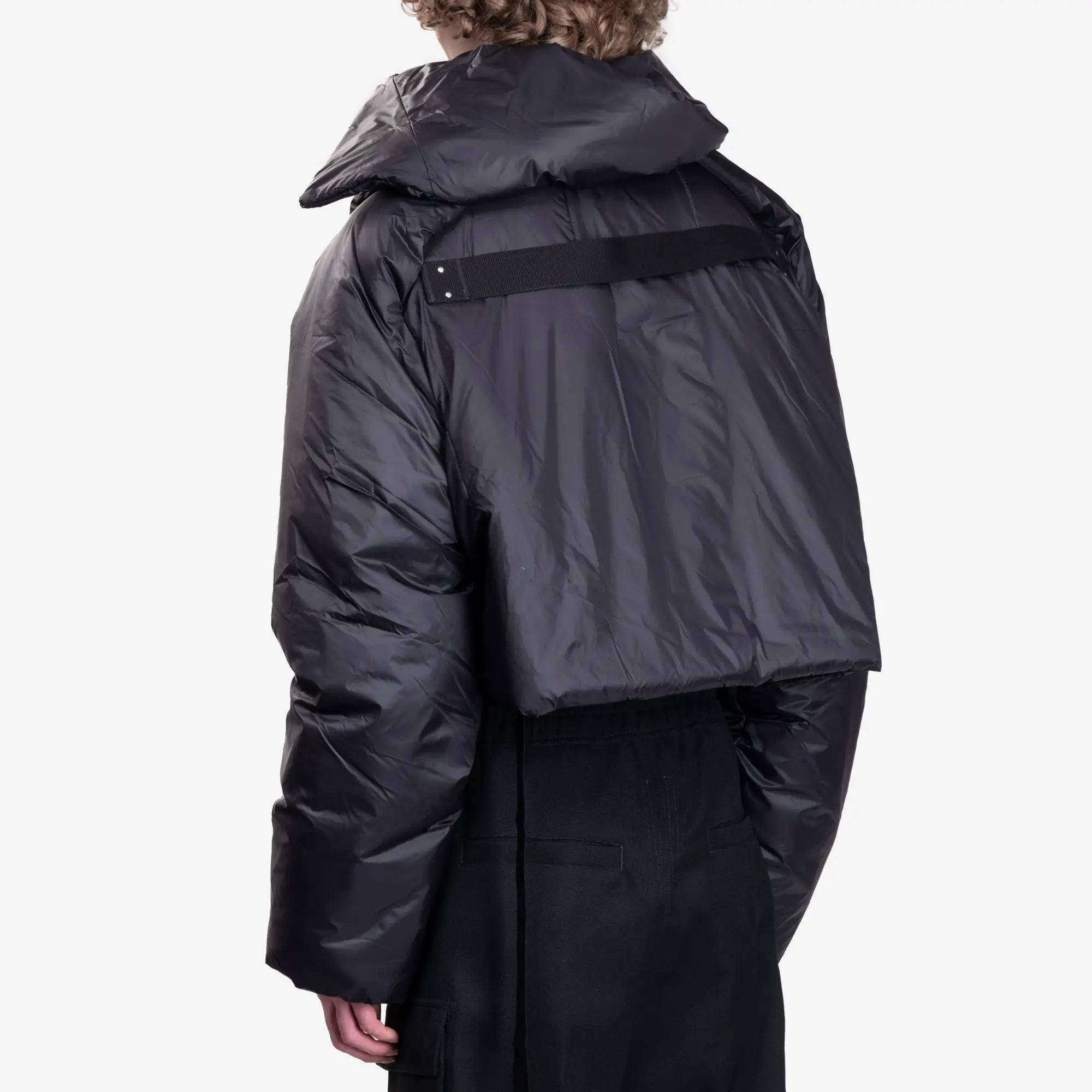 Rick Owens DRKSHDW Convertible Jacket Black - 4