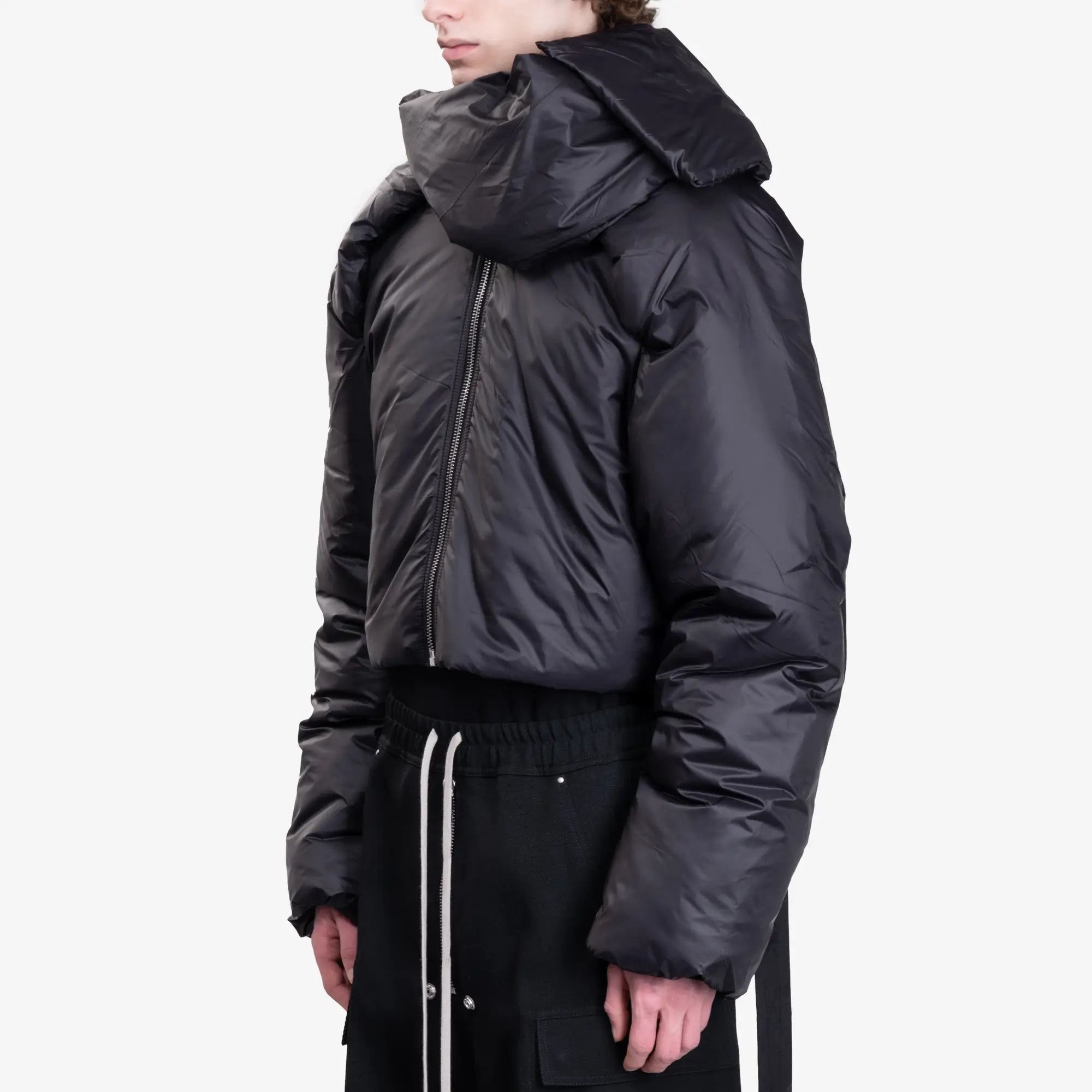 Rick Owens DRKSHDW Convertible Jacket Black - 3
