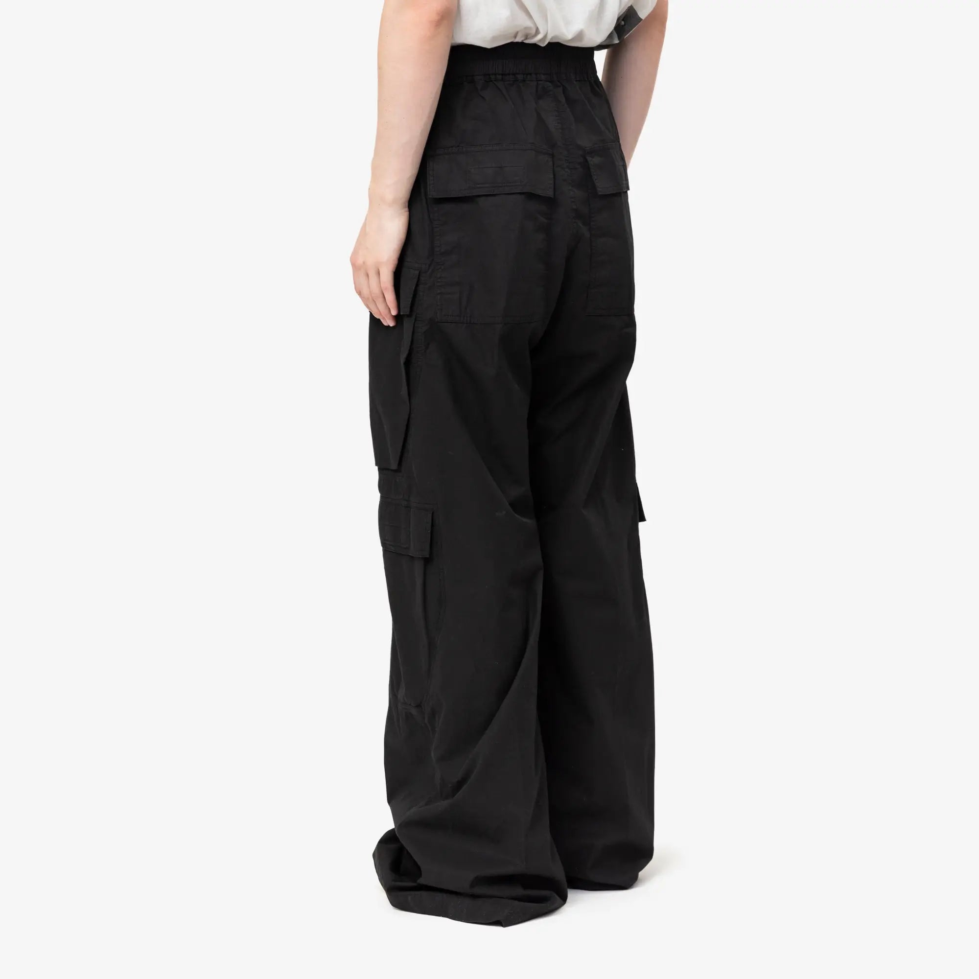 Rick Owens DRKSHDW Double Cargo Jumbo Belas Pants Black - 4