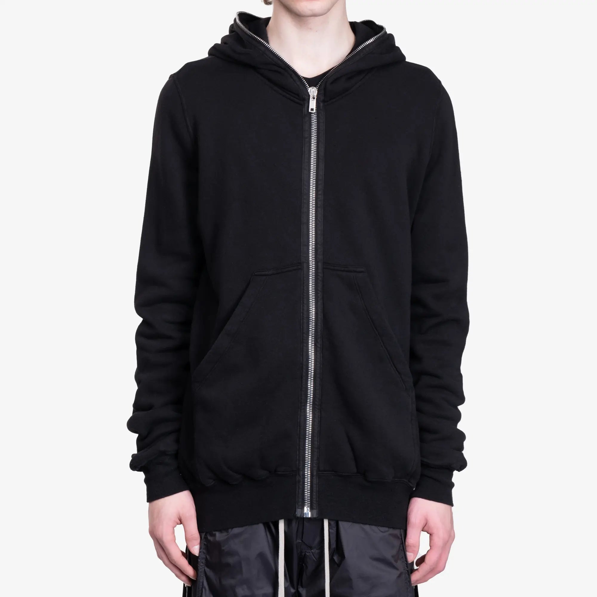 Rick Owens DRKSHDW Gimp Zip Hoody Black - 1