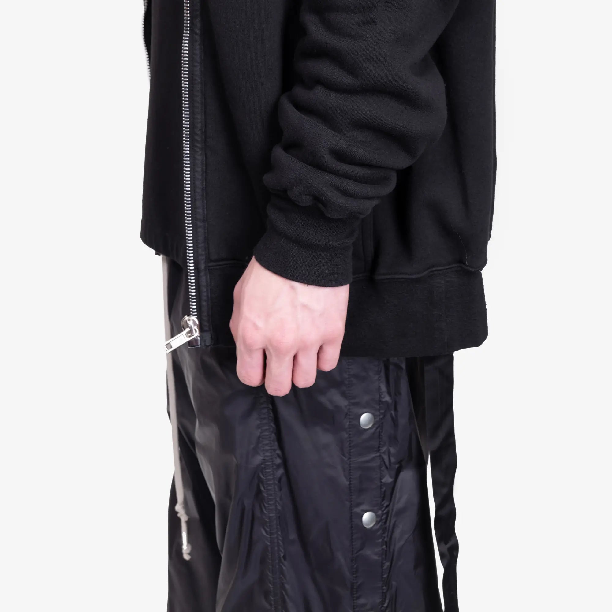 Rick Owens DRKSHDW Gimp Zip Hoody Black - 5