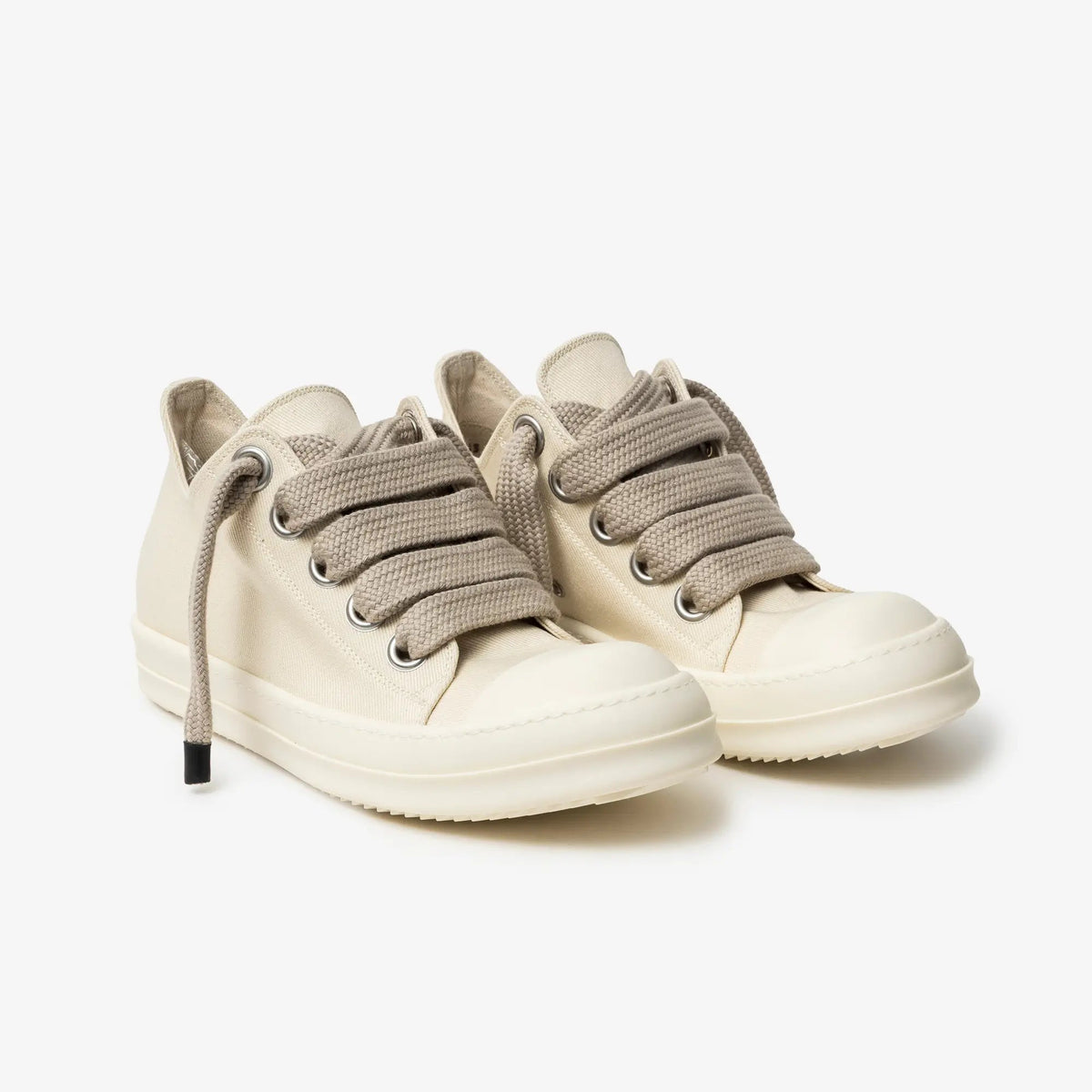 Rick Owens DRKSHDW Jumbolace Low-Top Sneakers - Triple Milk