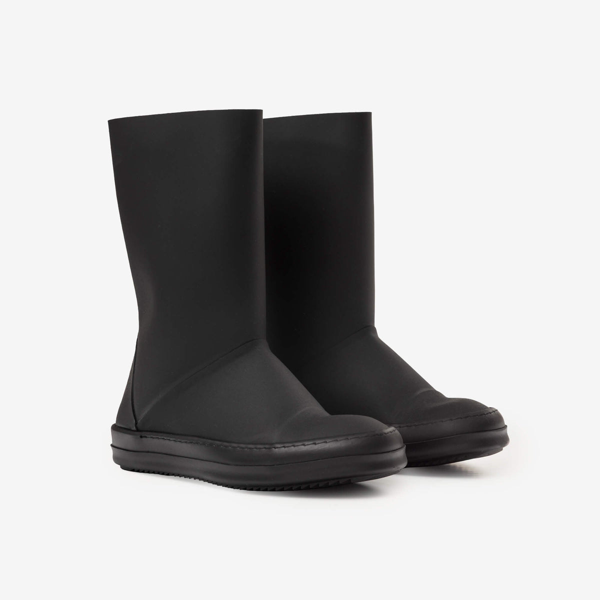 Rick Owens DRKSHDW Sneakwaders Pull-On Boots All Black-1