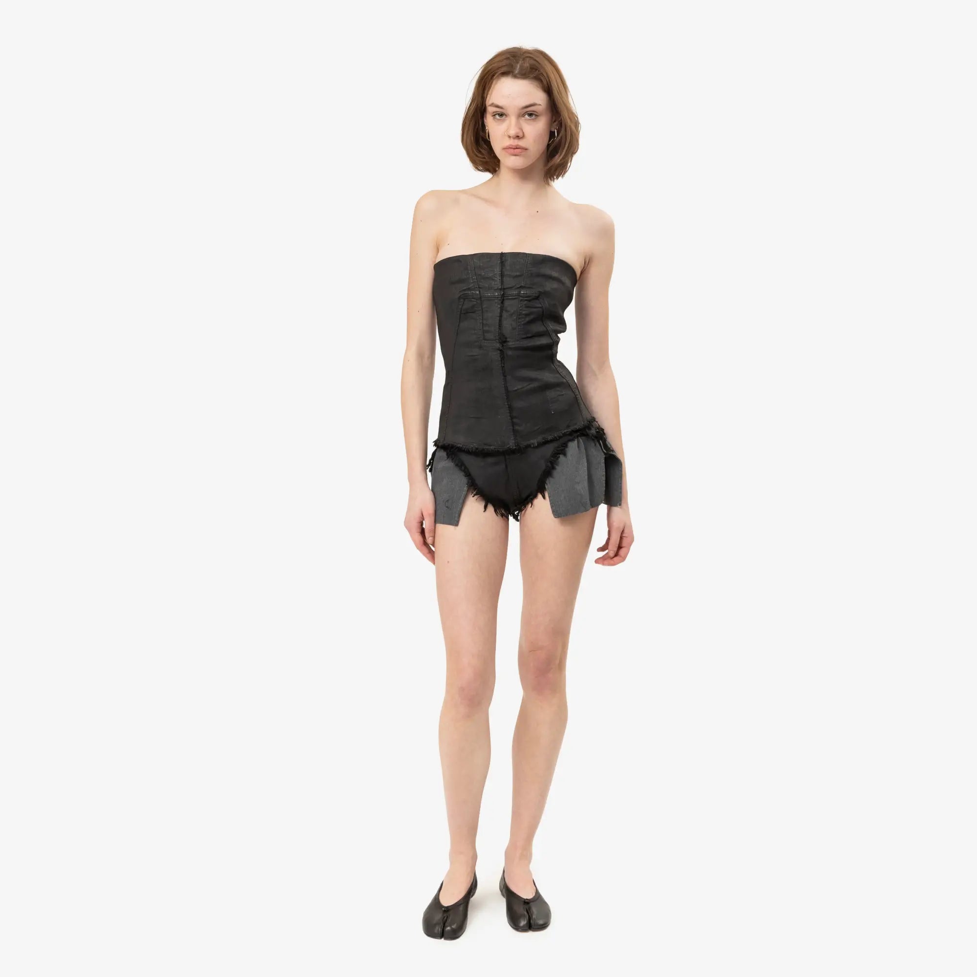 Rick Owens DRKSHDW Womens Bustier Top Black - 2