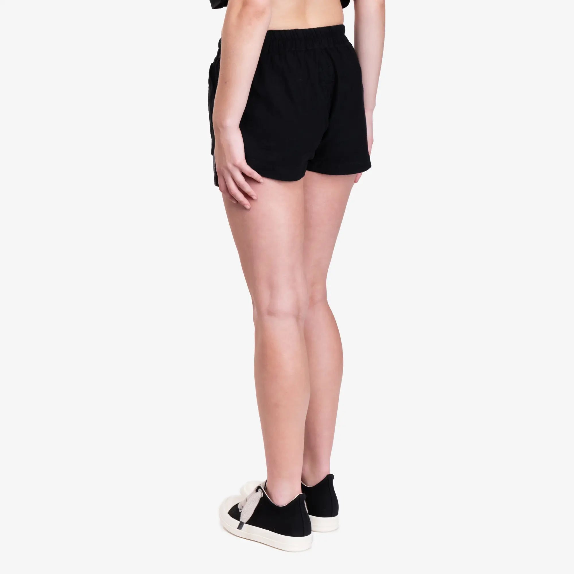 Rick Owens DRKSHDW Womens Fog Boxers Shorts Black - 4