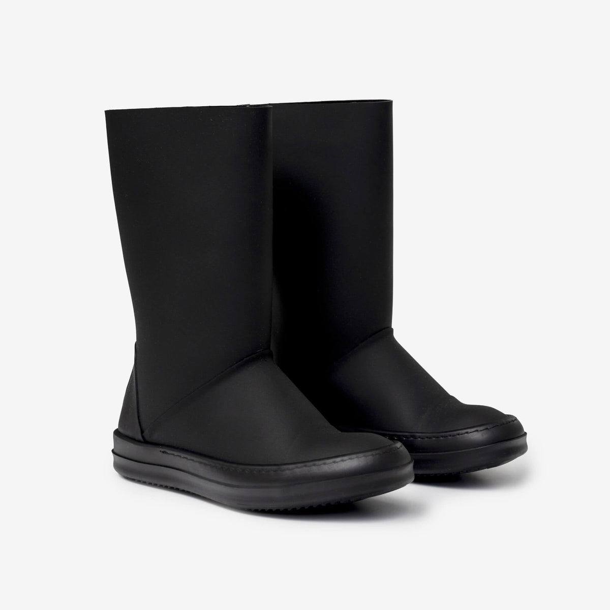 Rick Owens DRKSHDW Womens Sneakwaders High-Top Sneaks All Black-1