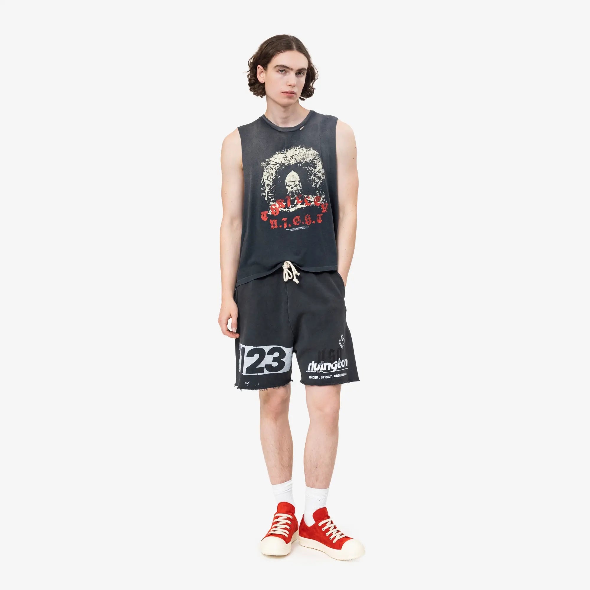 Rick Owens Extreme Low Sneaks Carnelian/Milk/Milk - 6