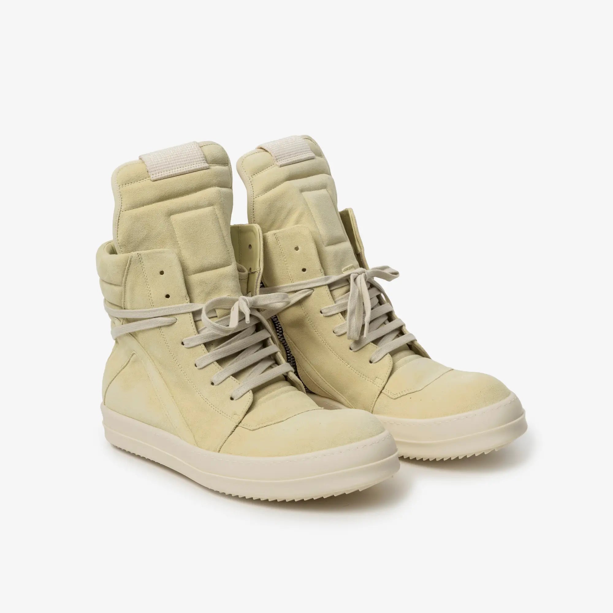 Rick Owens Geobasket Sneakers Butter/Butter/Milk - 1
