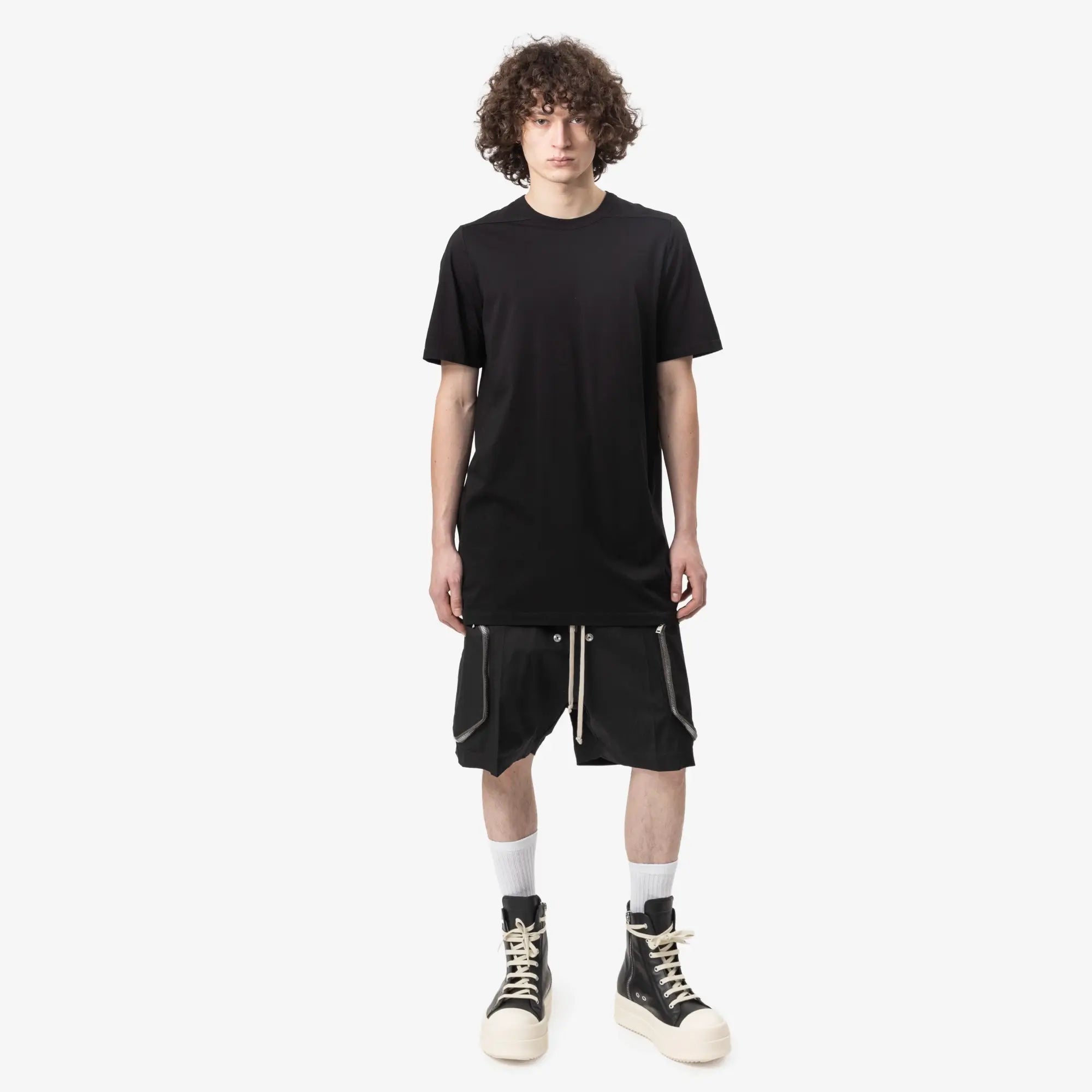 Rick Owens Heizer Bela Shorts Black - 2