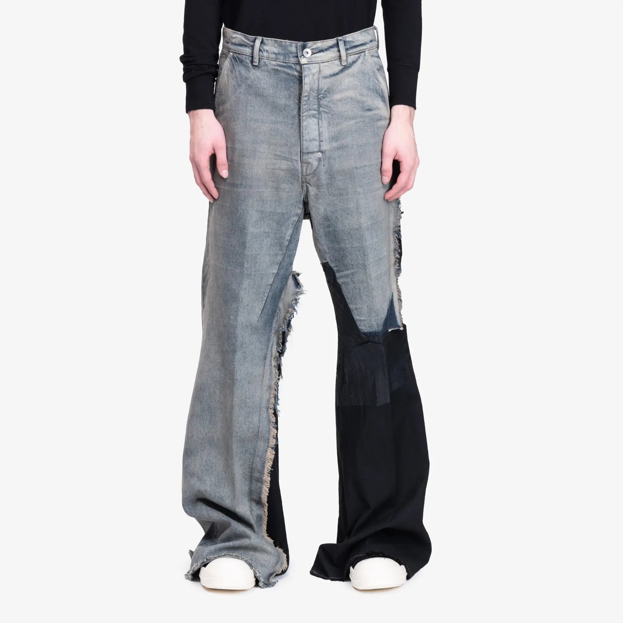 Rick Owens Joris Trousers Dirty Hustler/Black - 1