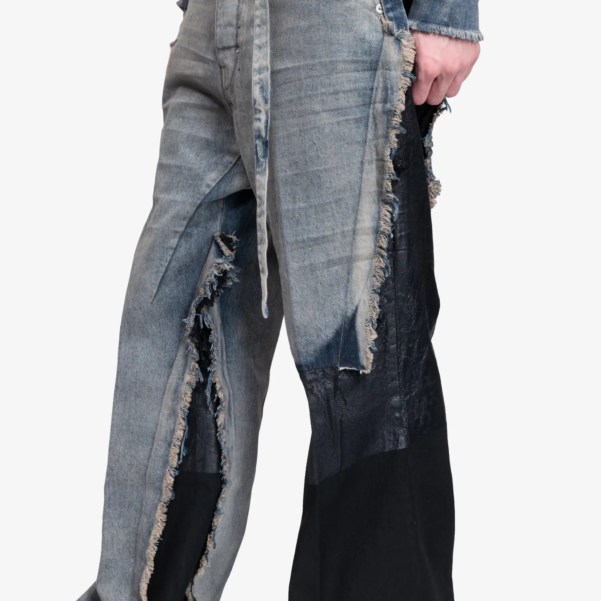 Rick Owens Joris Trousers Dirty Hustler/Black - 5