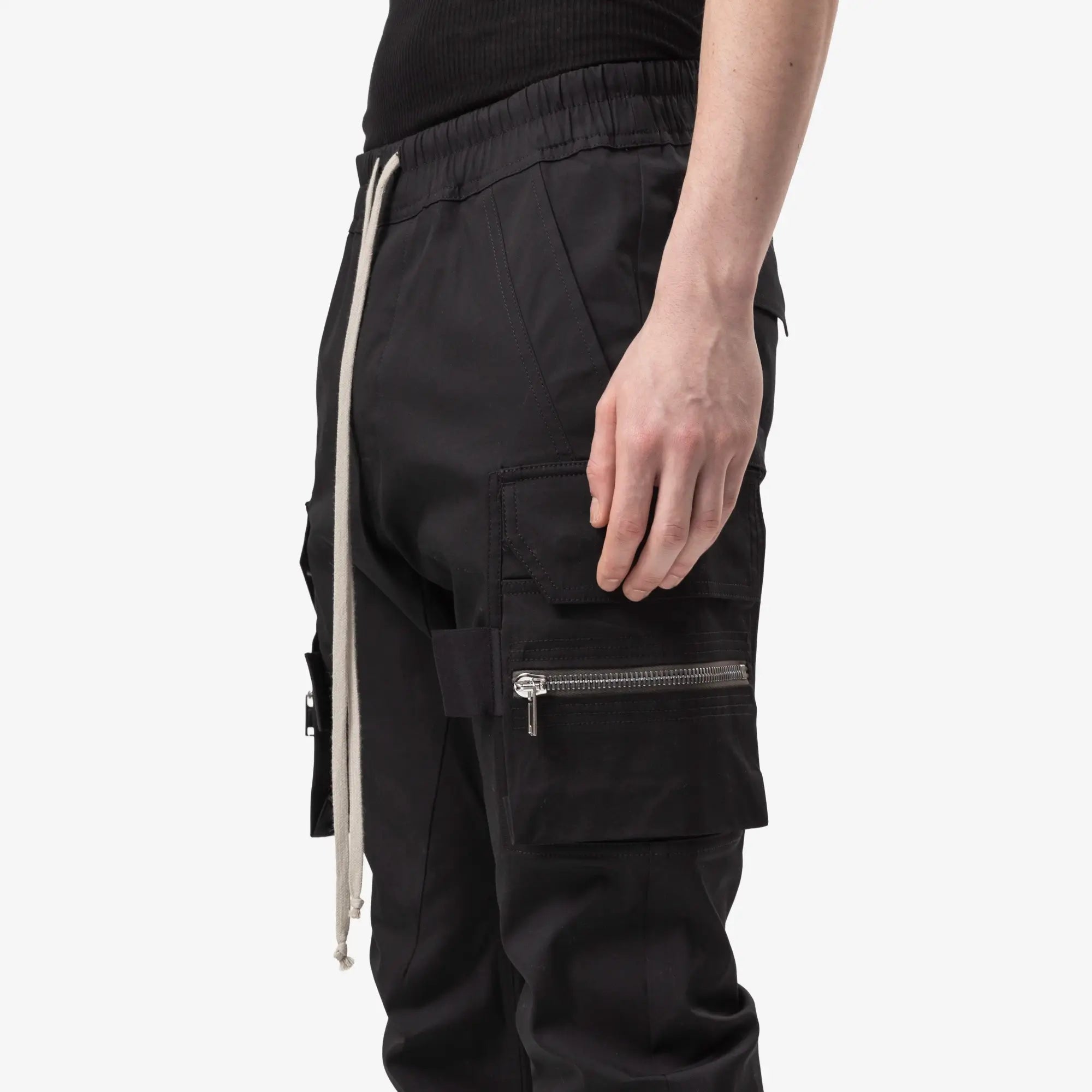 Rick Owens Mastodon Cargo Pants Black - 5