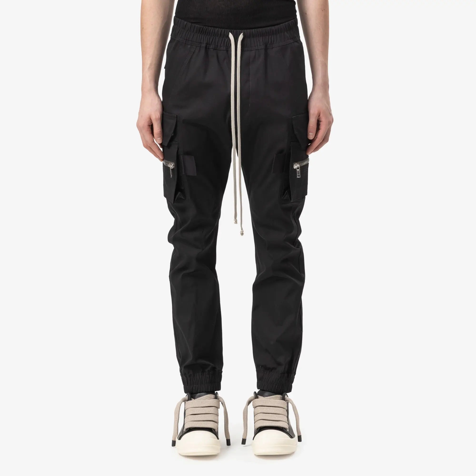 Rick Owens Mastodon Cargo Pants Black - 1