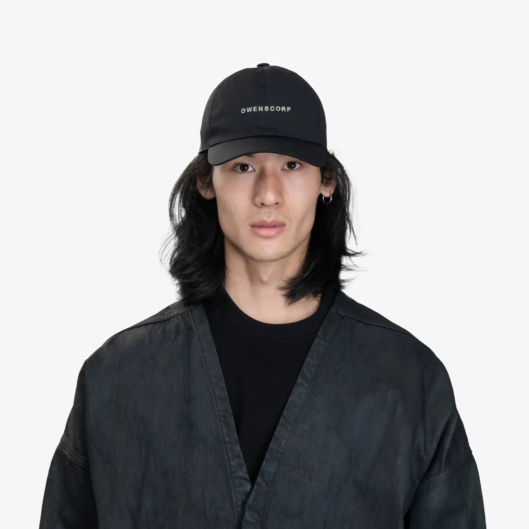 Rick Owens Owenscorp Baseball Cap Black - 2