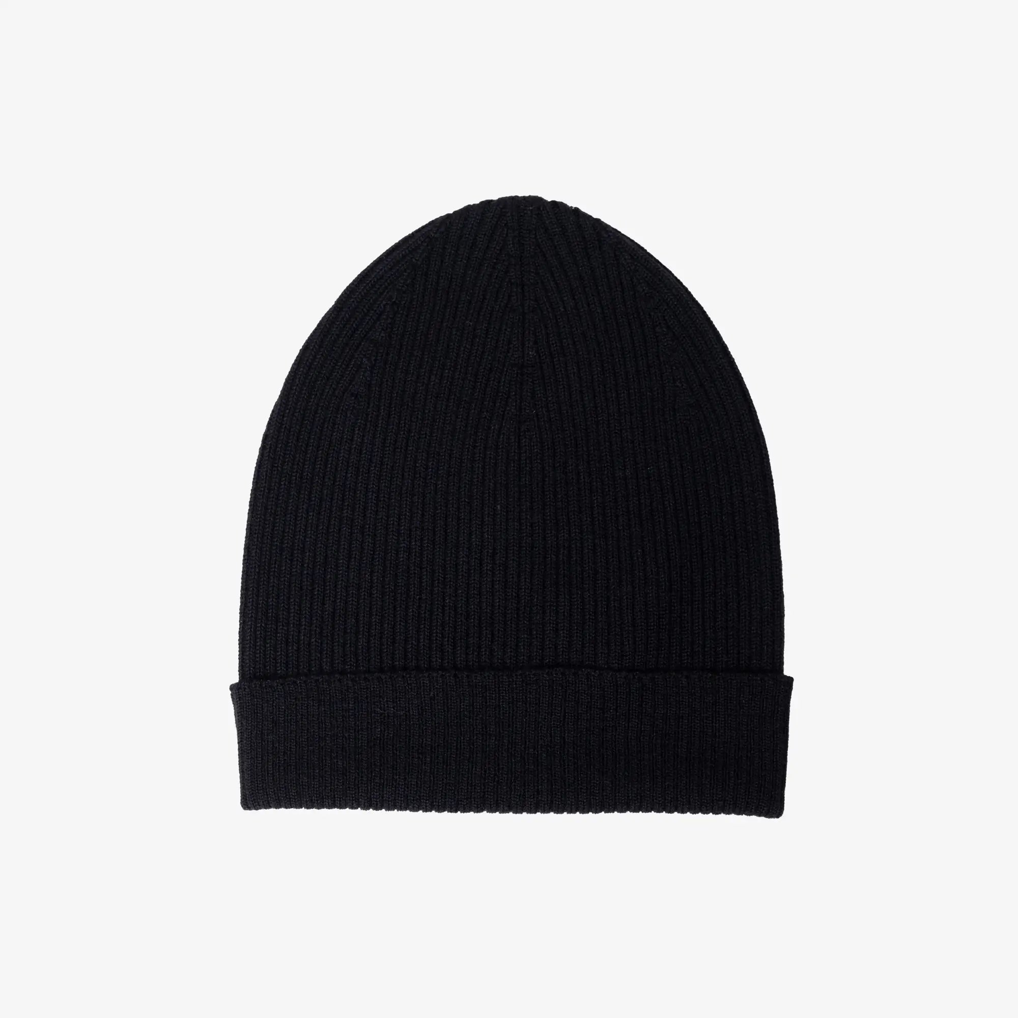 Rick Owens Ribbed Beanie Black - 1