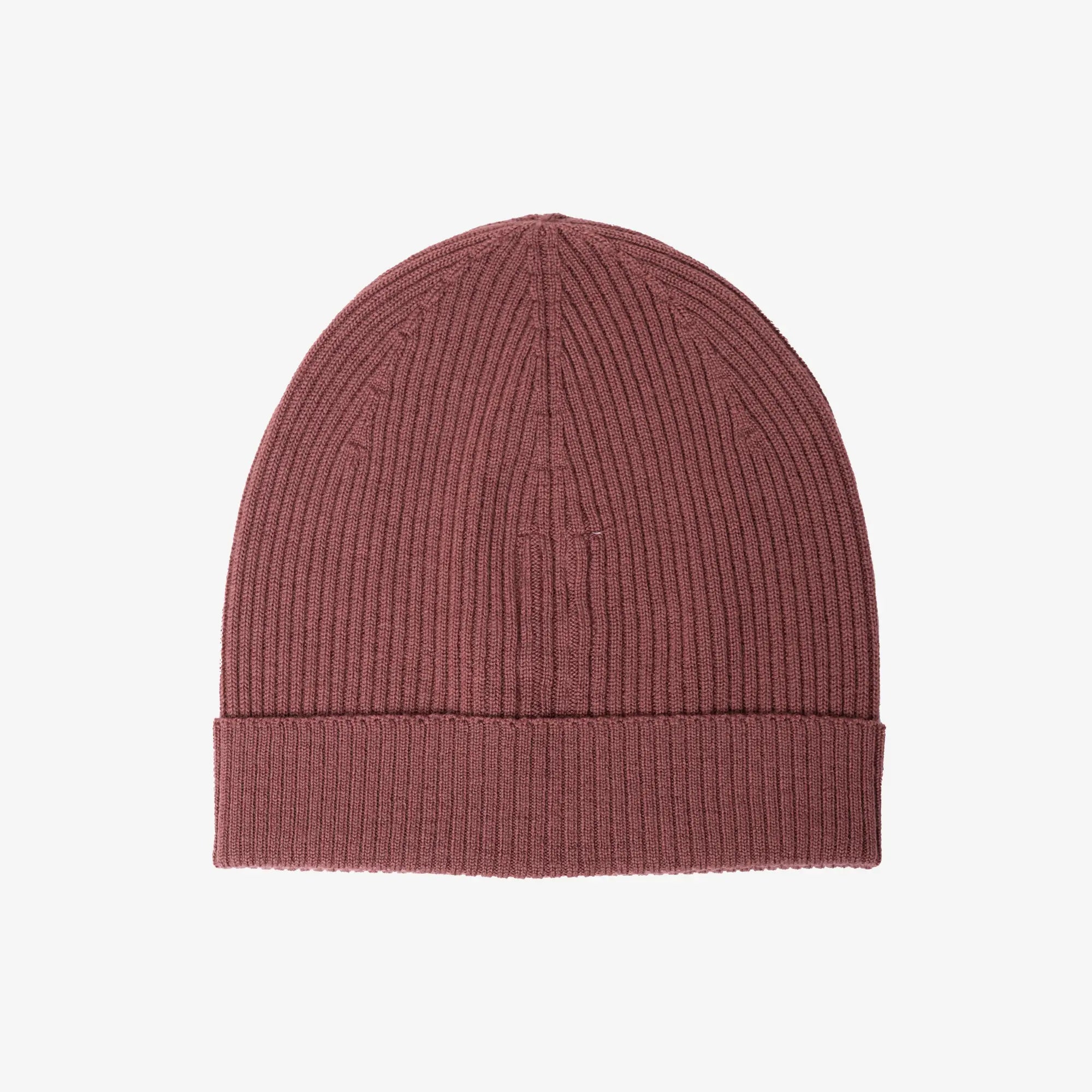 Rick Owens Ribbed Beanie Rosewood - 3