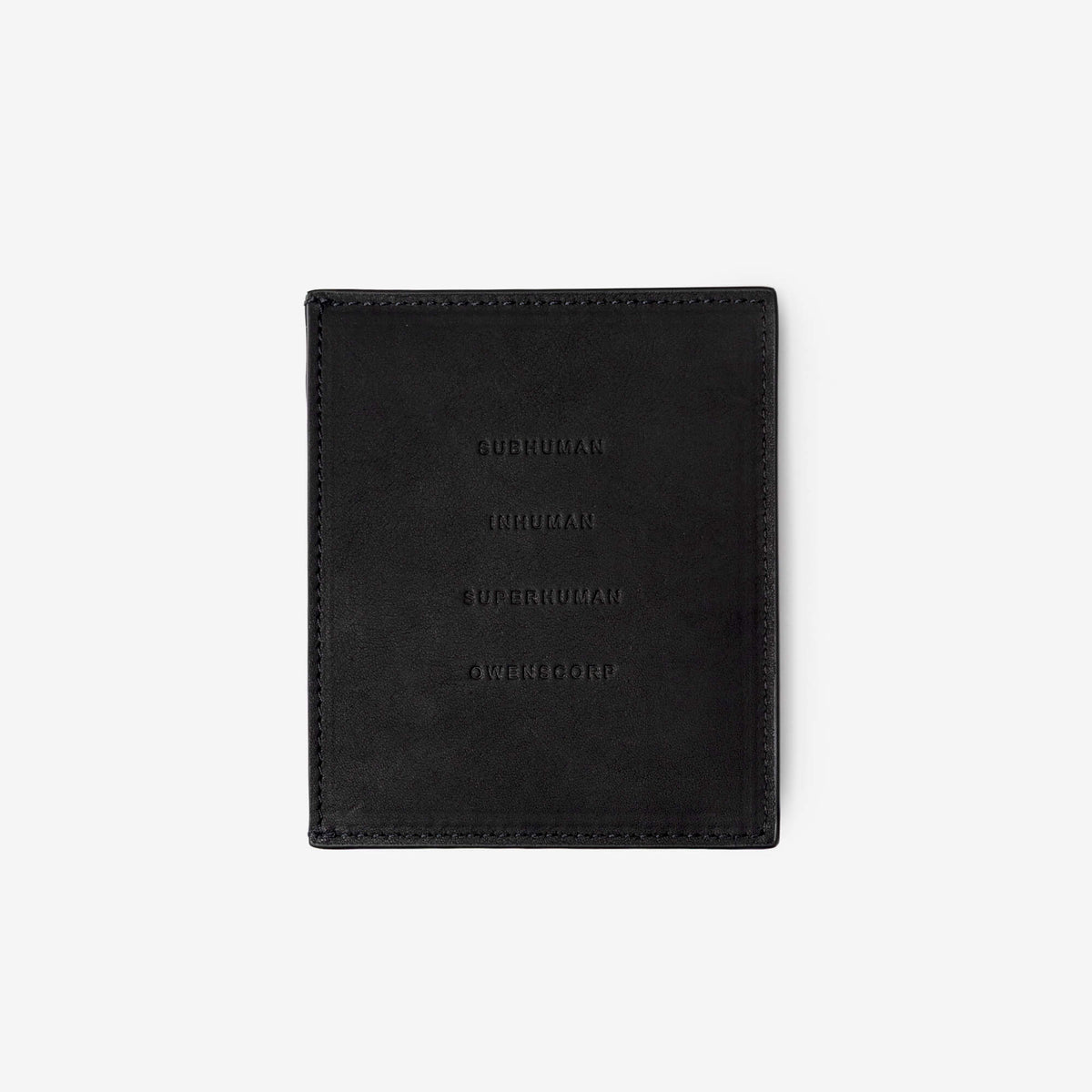 Rick Owens Square Card Holder Black-1
