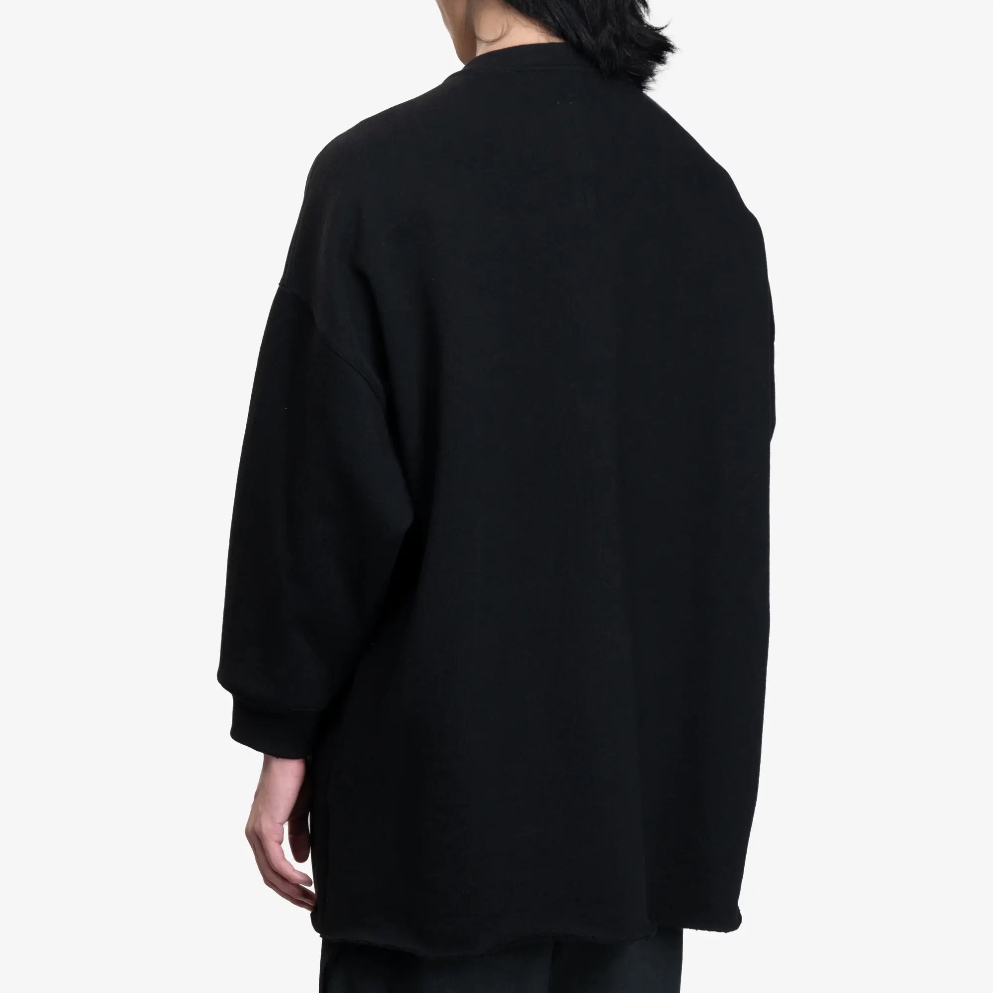 Rick Owens Tommy Long Sleeve T-Shirt Black - 4