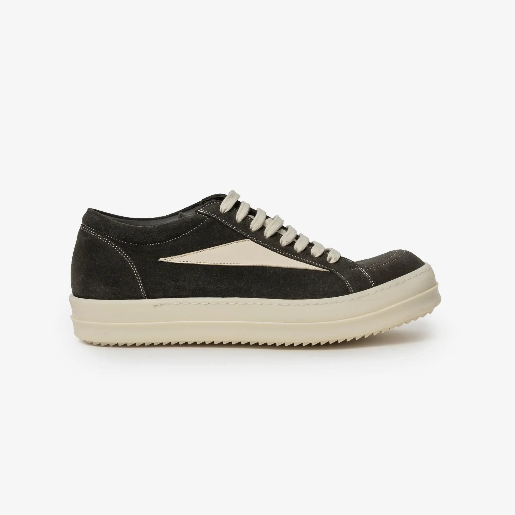 Rick Owens Vintage Sneaks Euca/Milk/Milk - 4
