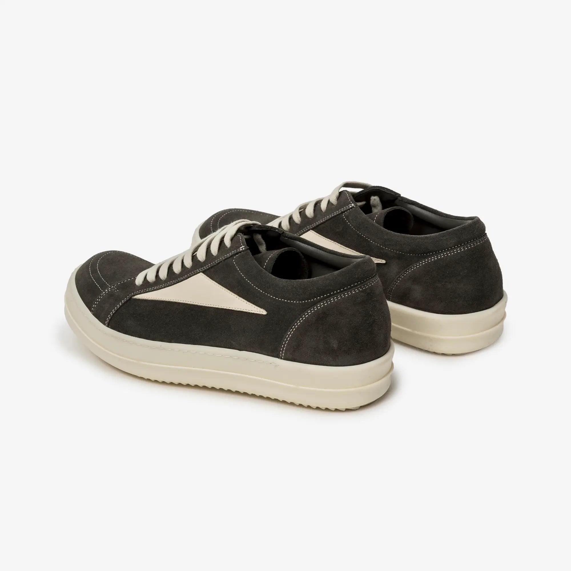 Rick Owens Vintage Sneaks Euca/Milk/Milk - 5