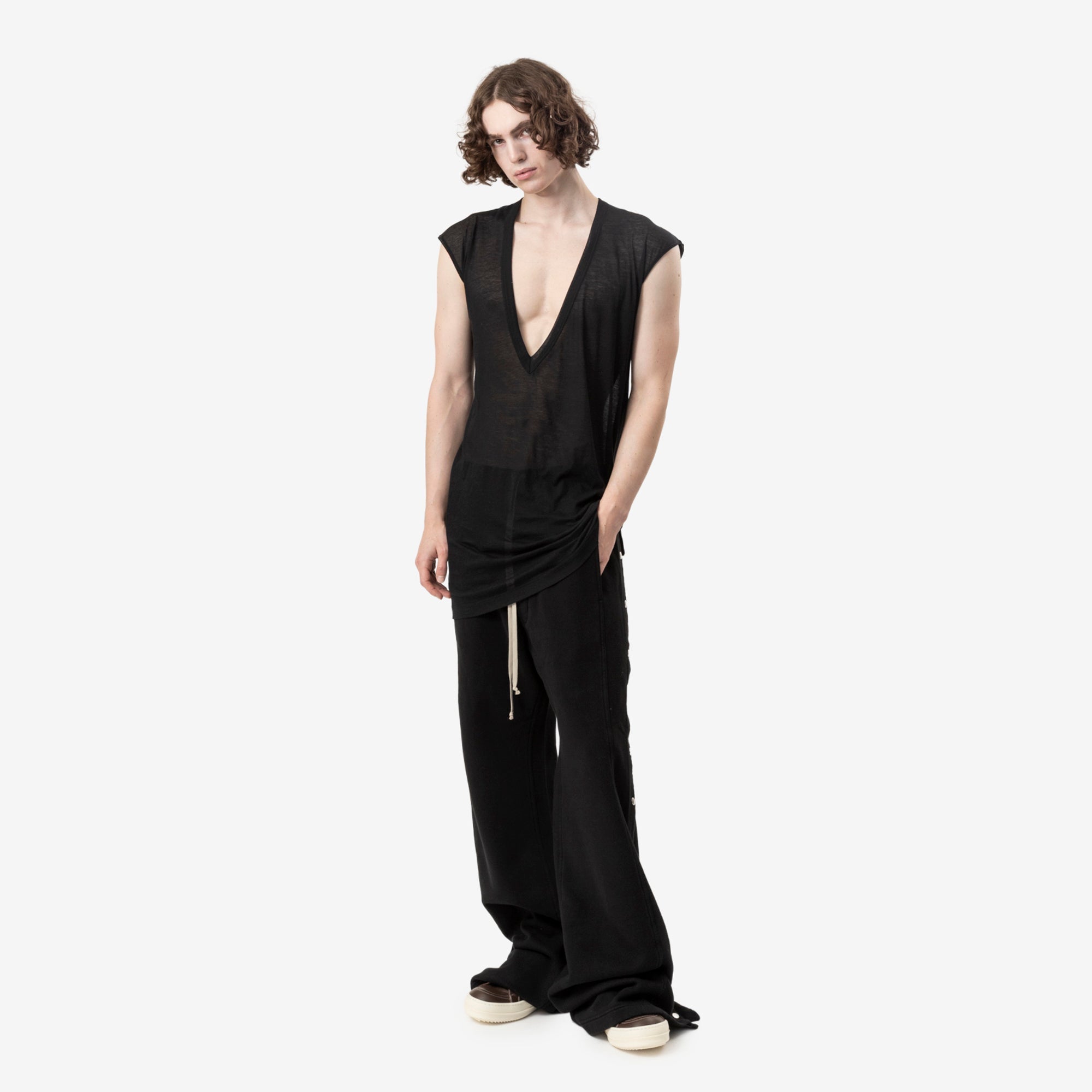 Rick Owens Vintage Sneaks Macassar/Milk/Milk - 6