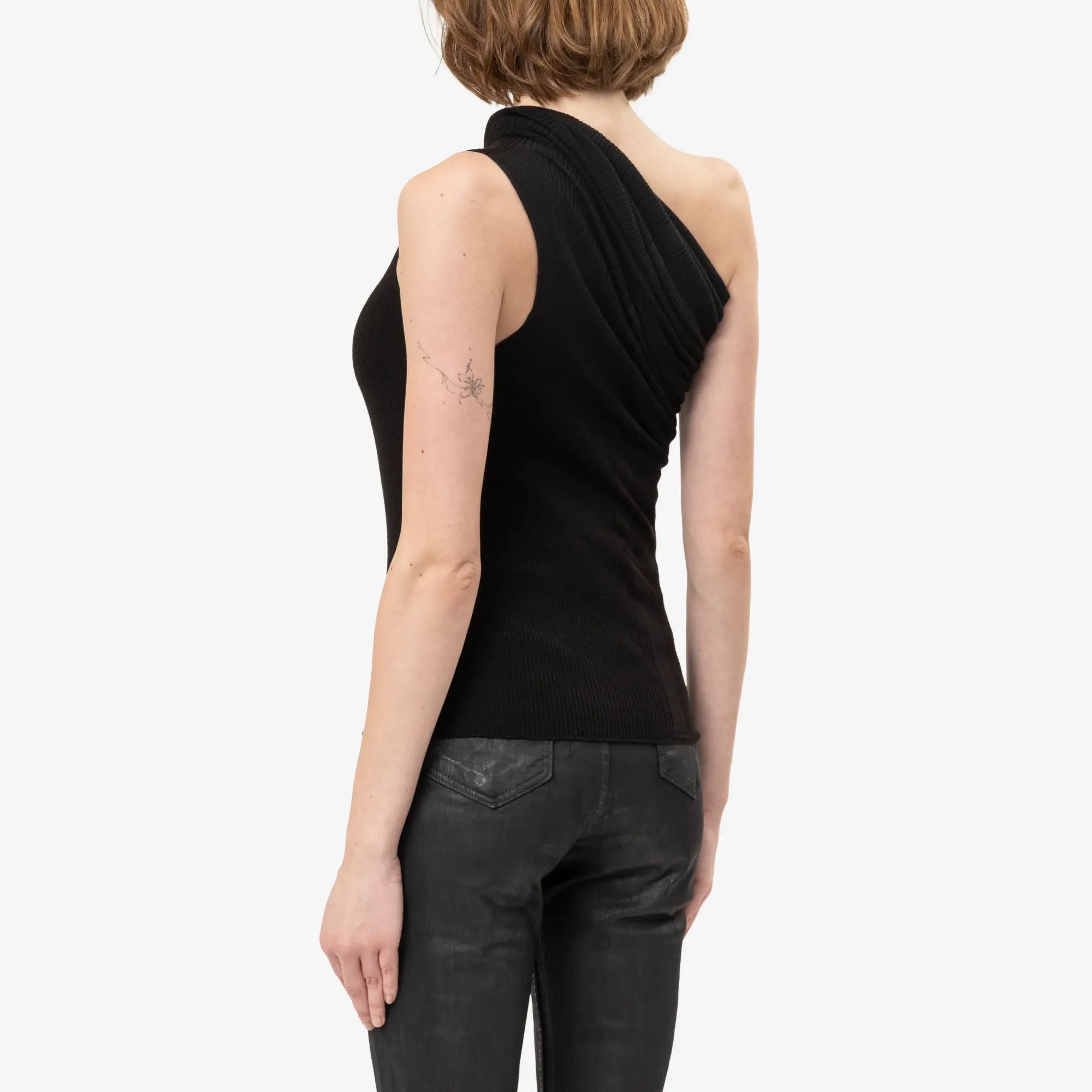 Rick Owens Womens Athena Top Black - 3