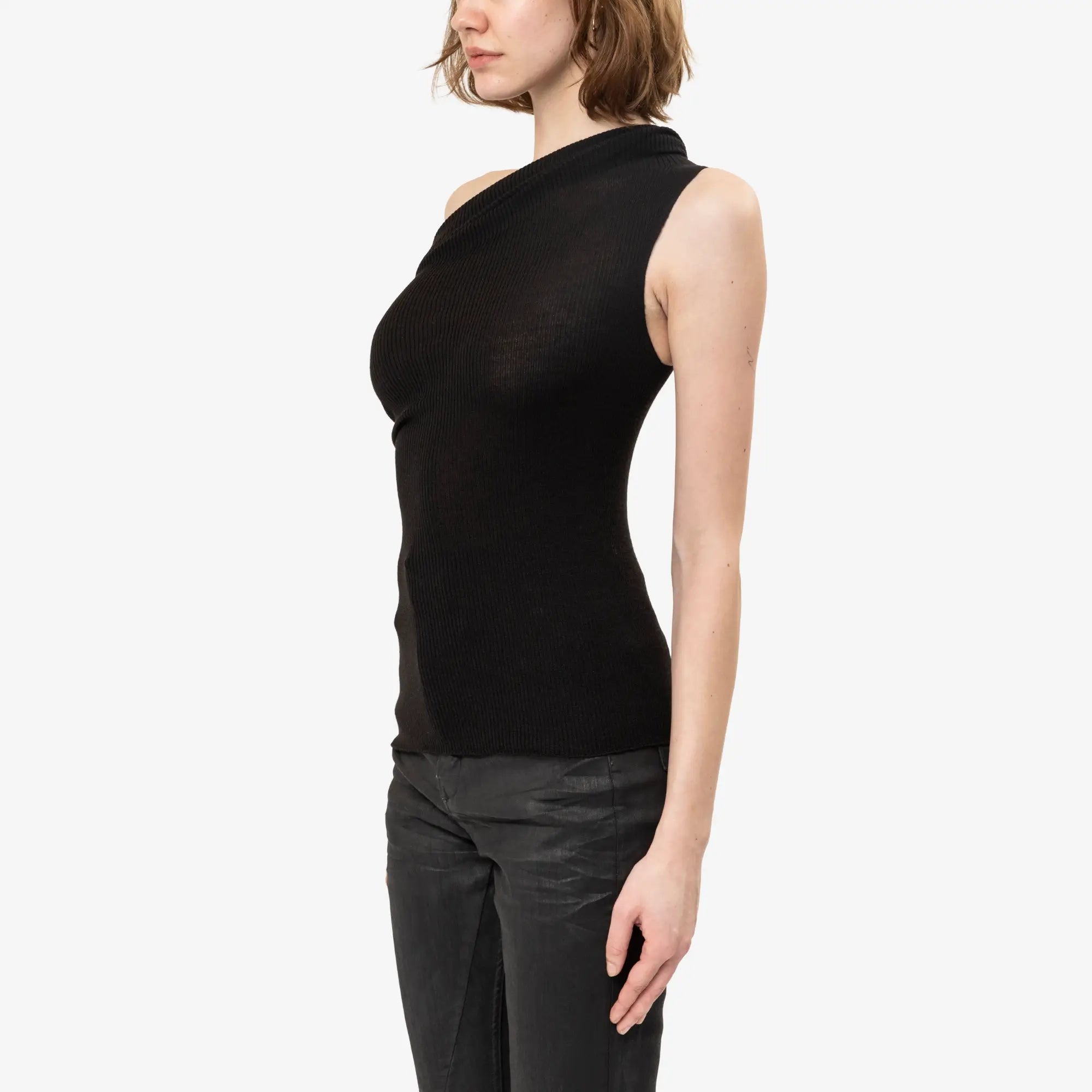 Rick Owens Womens Athena Top Black - 2