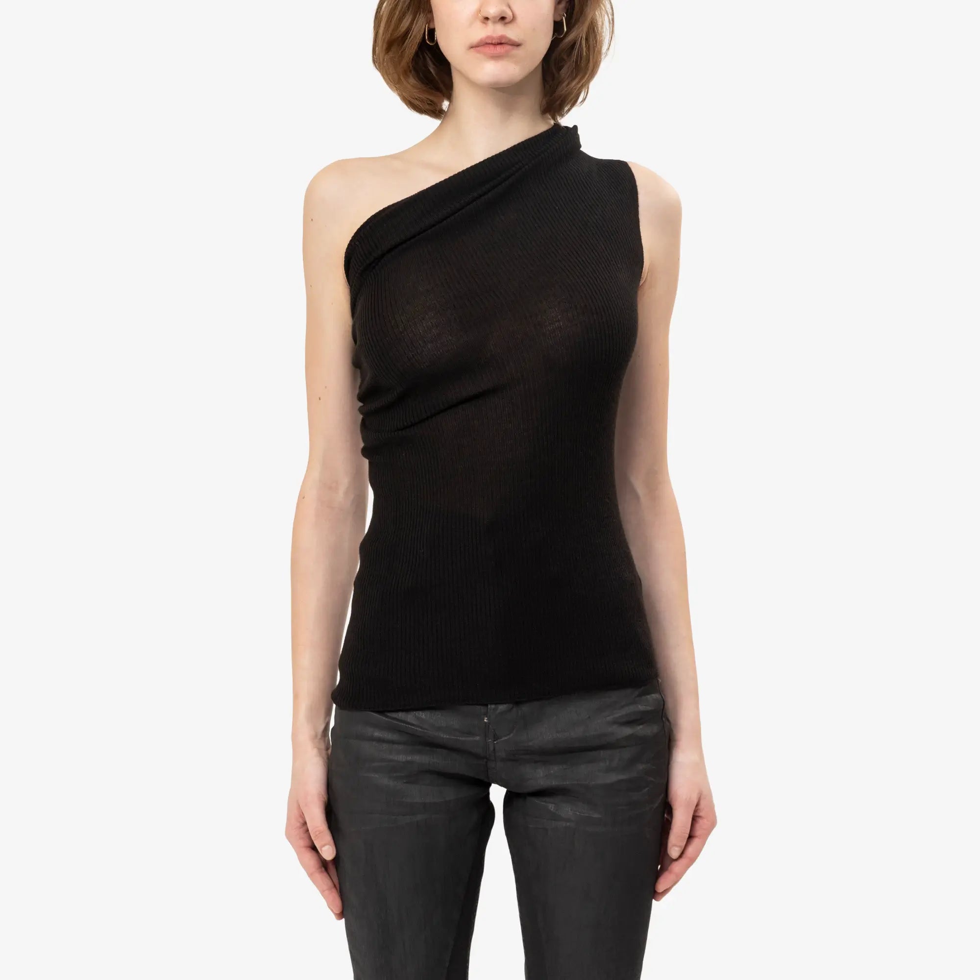 Rick Owens Womens Athena Top Black - 1