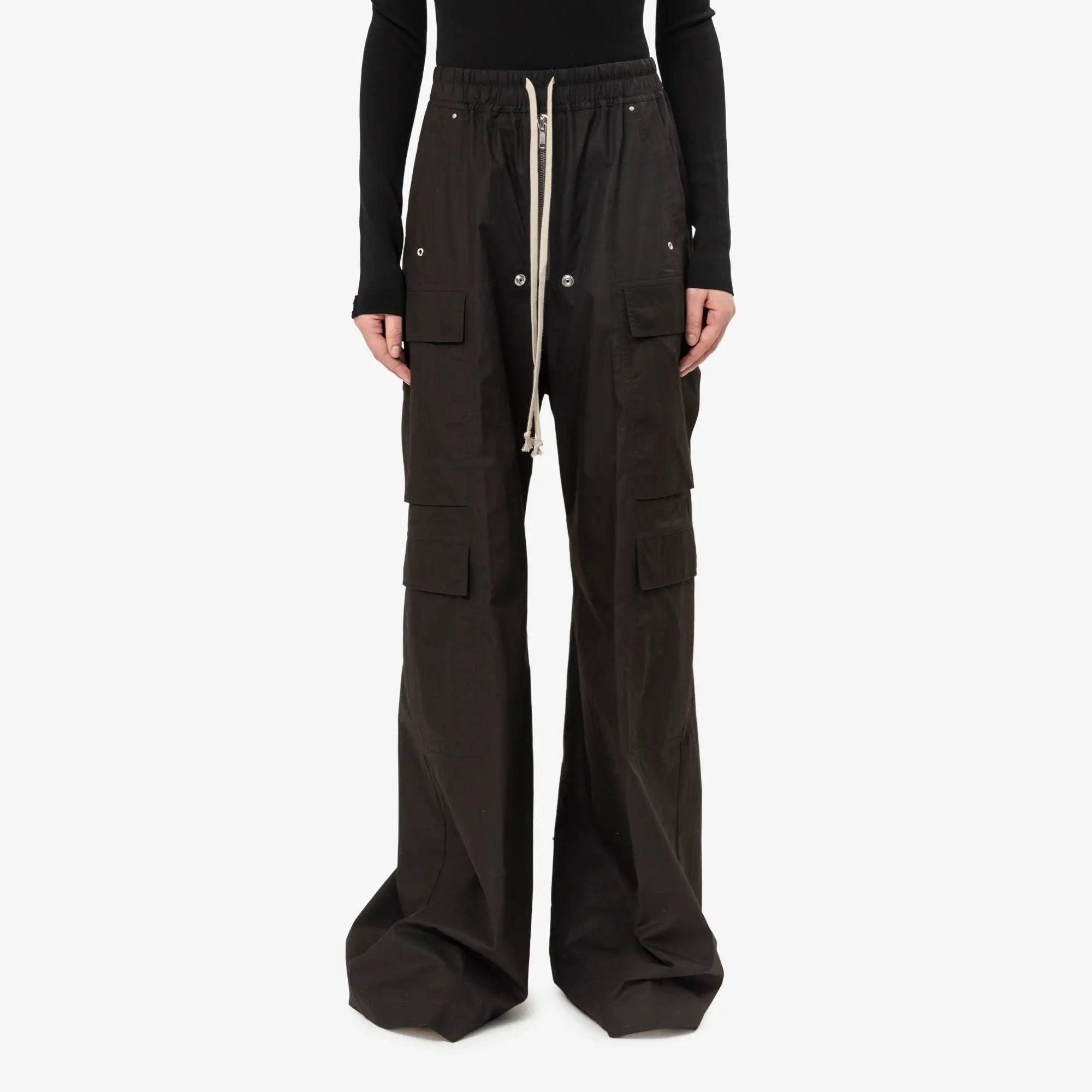 Rick Owens Womens Cargobelas Pants Black - 1