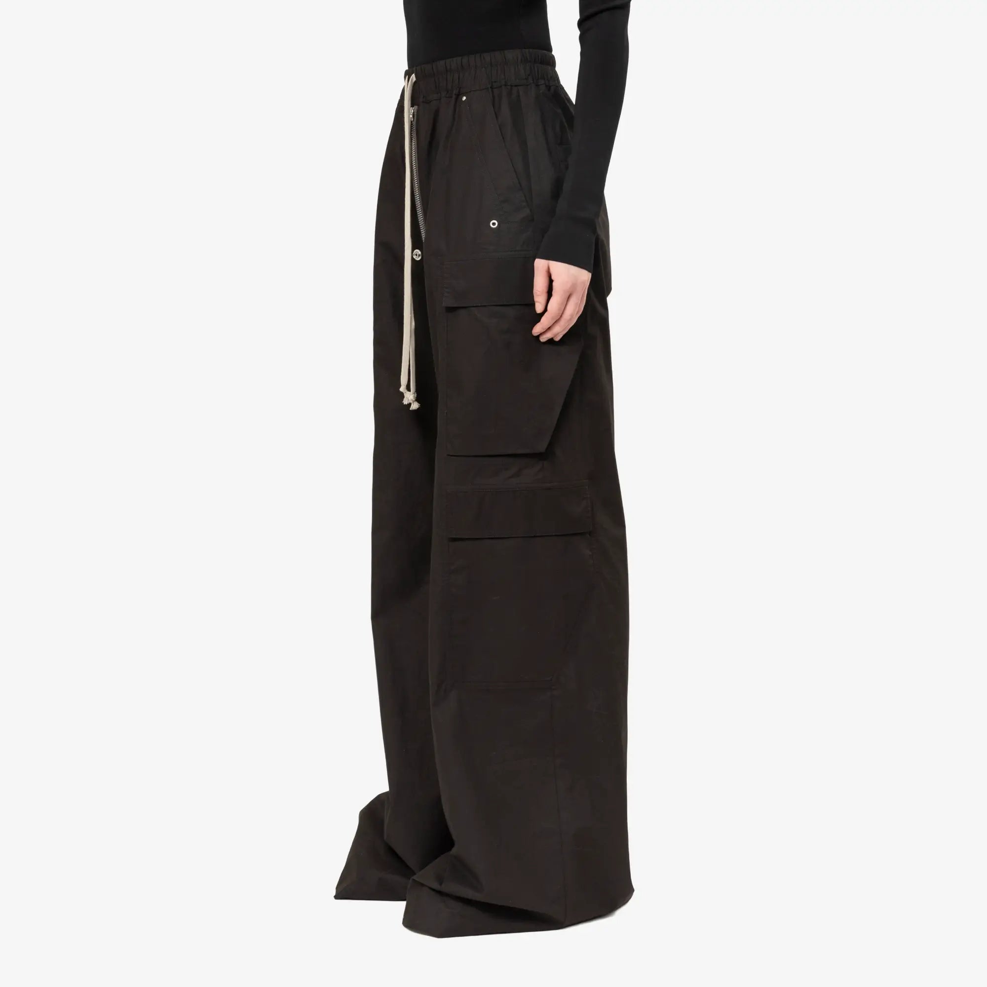 Rick Owens Womens Cargobelas Pants Black - 3