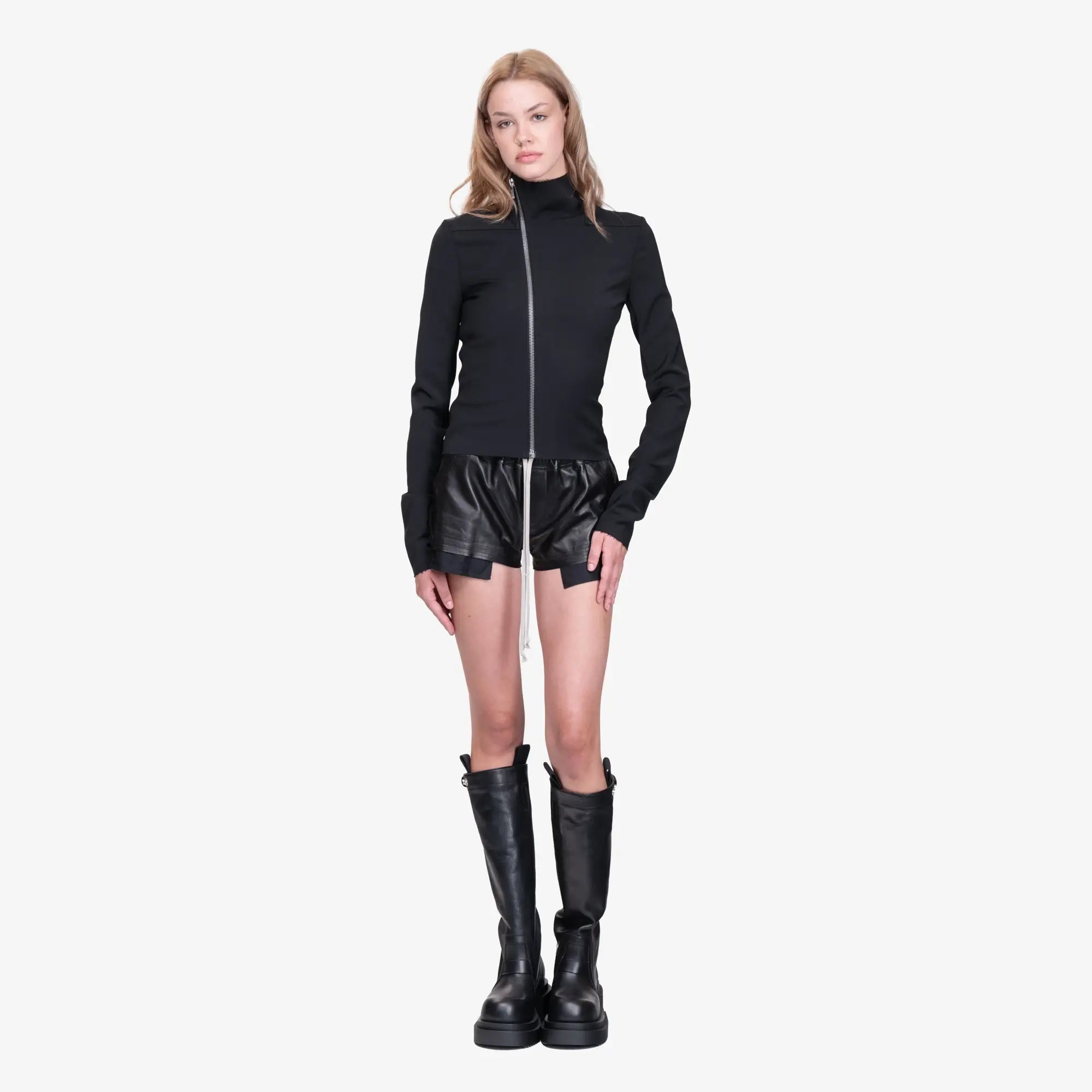 Rick Owens Womens Gary Jacket Black - 2