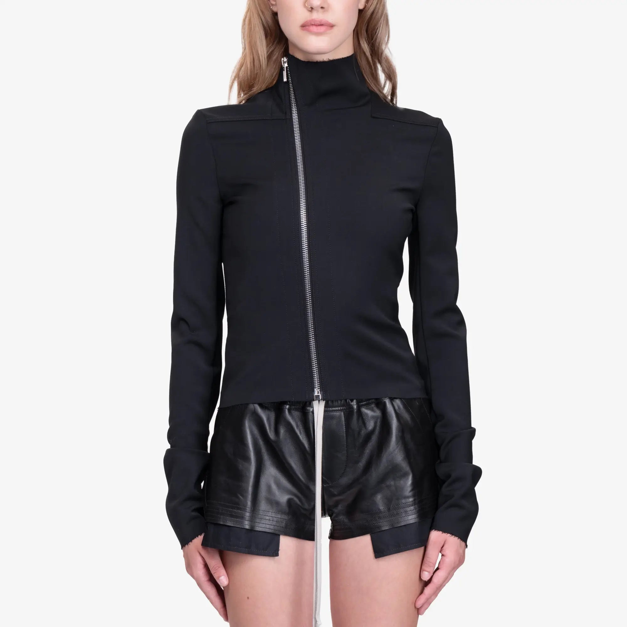 Rick Owens Womens Gary Jacket Black - 1