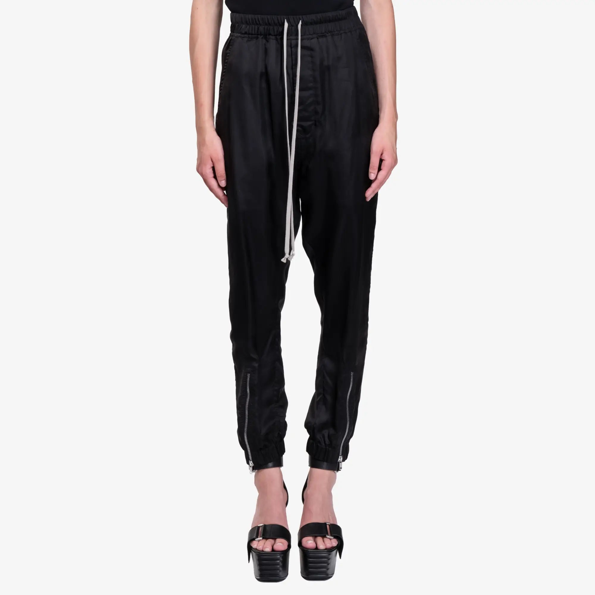 Rick Owens Womens Tecuatl Track Pants Black - 1
