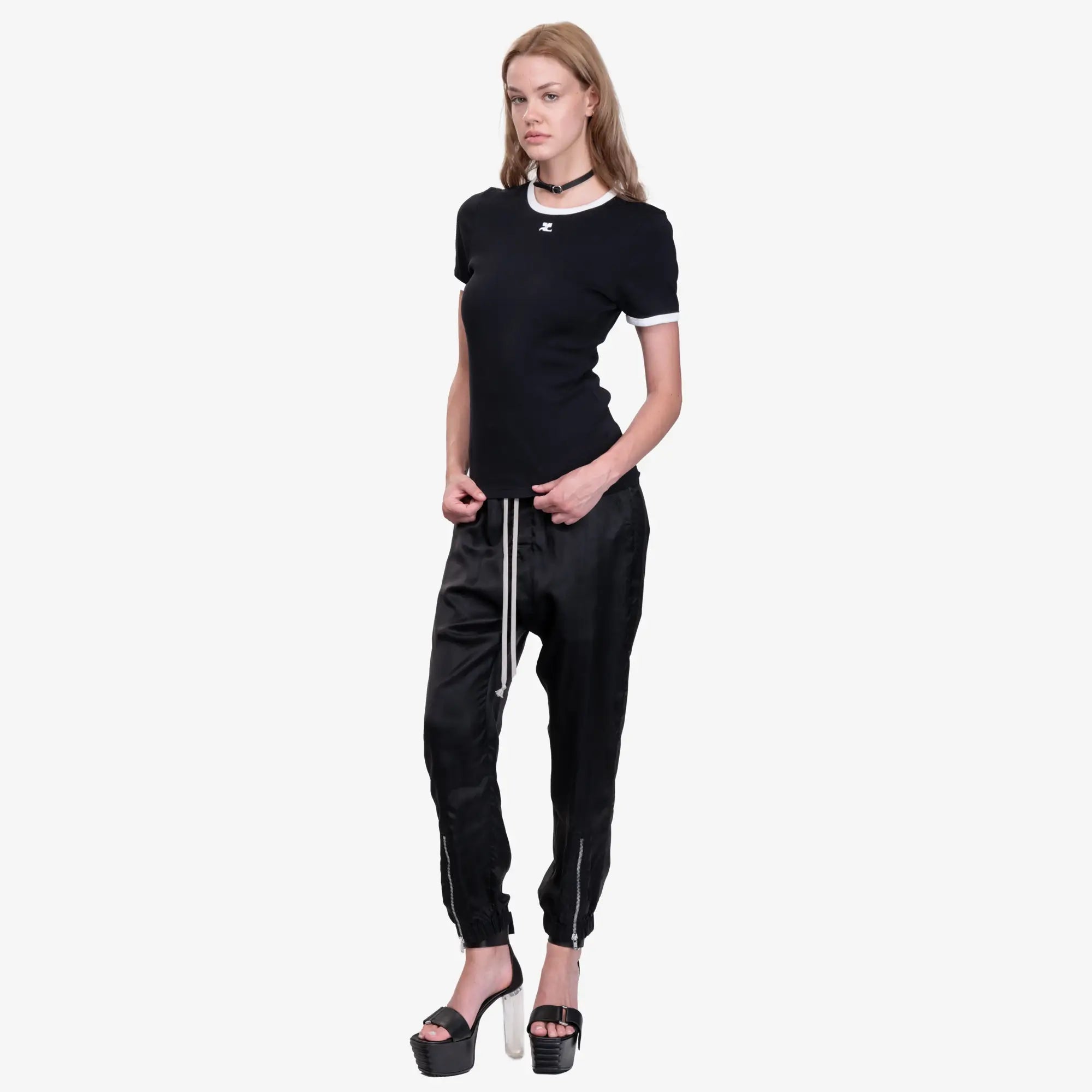 Rick Owens Womens Tecuatl Track Pants Black - 2