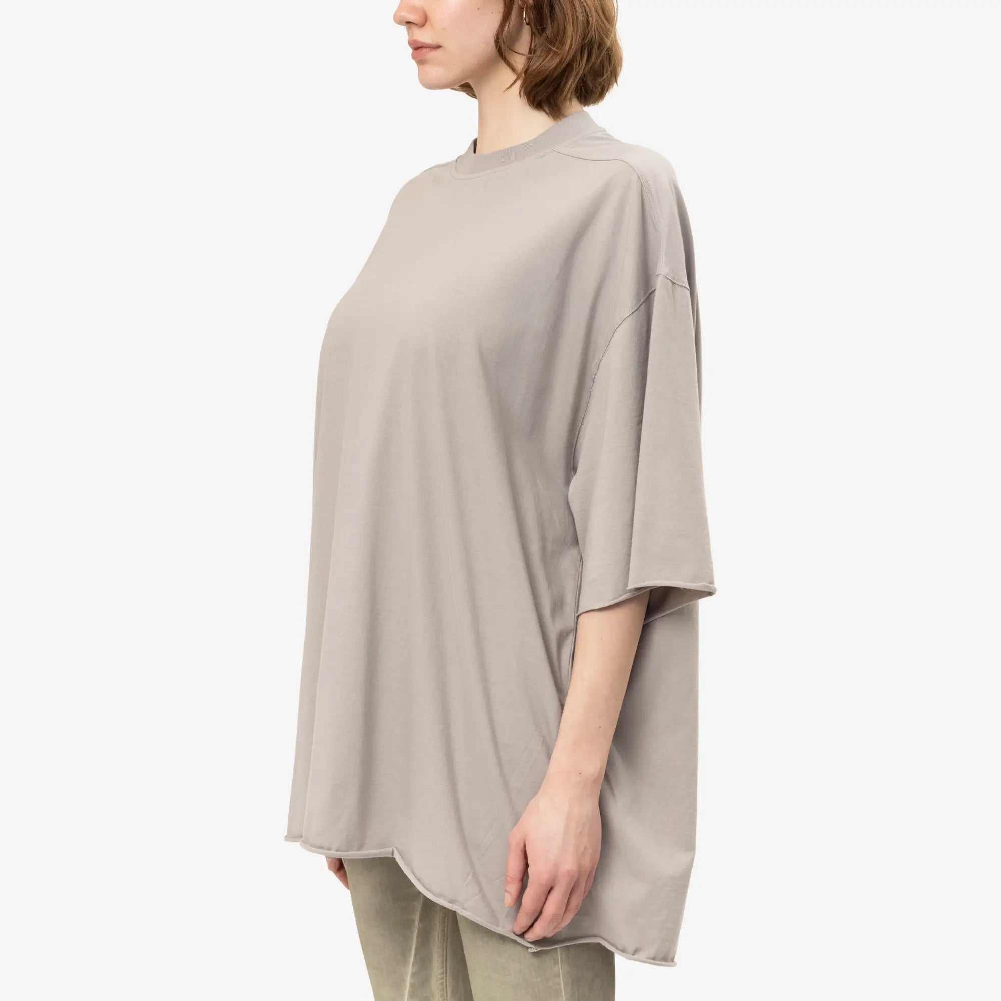 Rick Owens Womens Tommy T-Shirt Pearl - 3